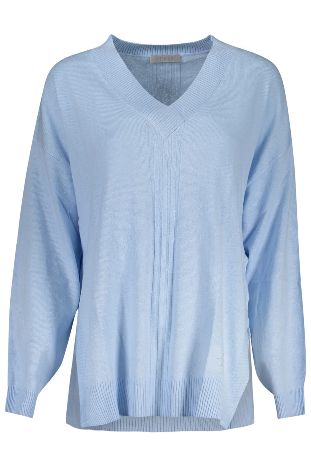 guessjeansmagliadonnaazzurro_1 GUESS JEANS mėlynas moteriškas megztinis