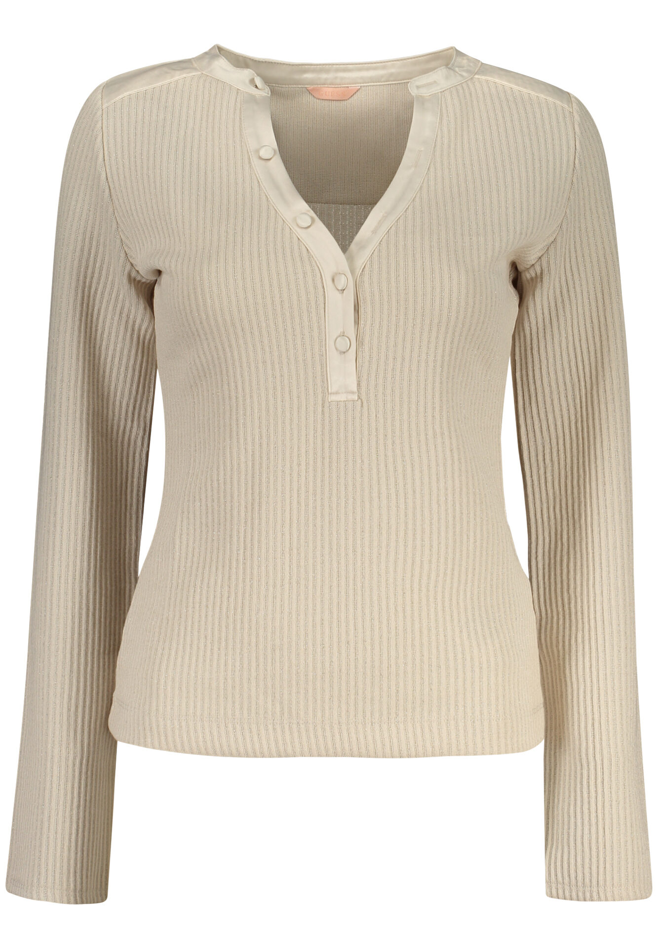 GUESS JEANS WOMEN'S BEIGE SWEATER