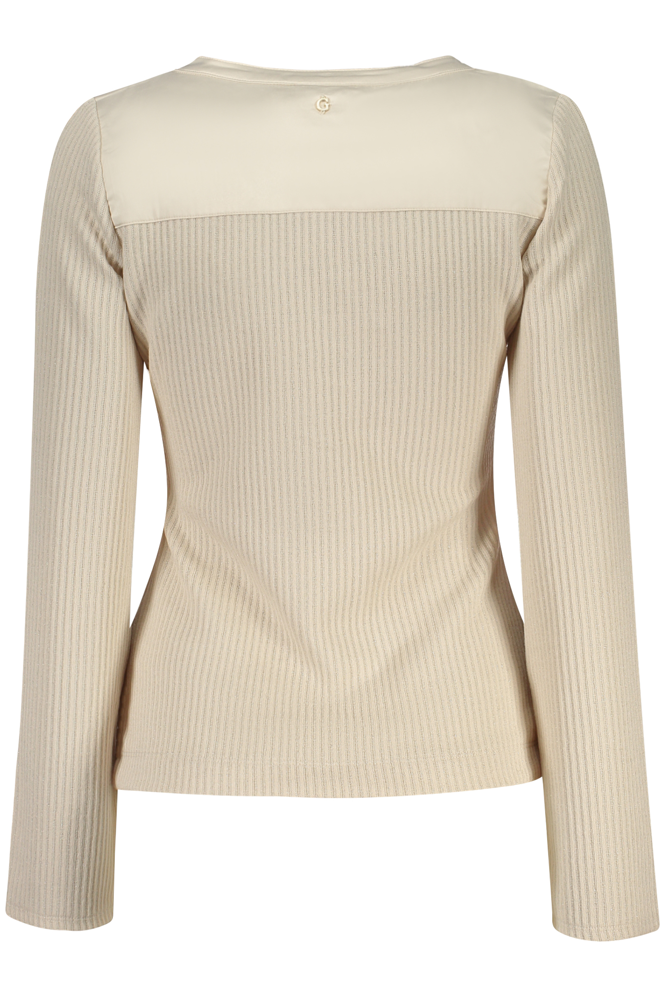 GUESS JEANS WOMEN'S BEIGE SWEATER GUESS JEANS WOMEN'S BEIGE SWEATER - Image 2
