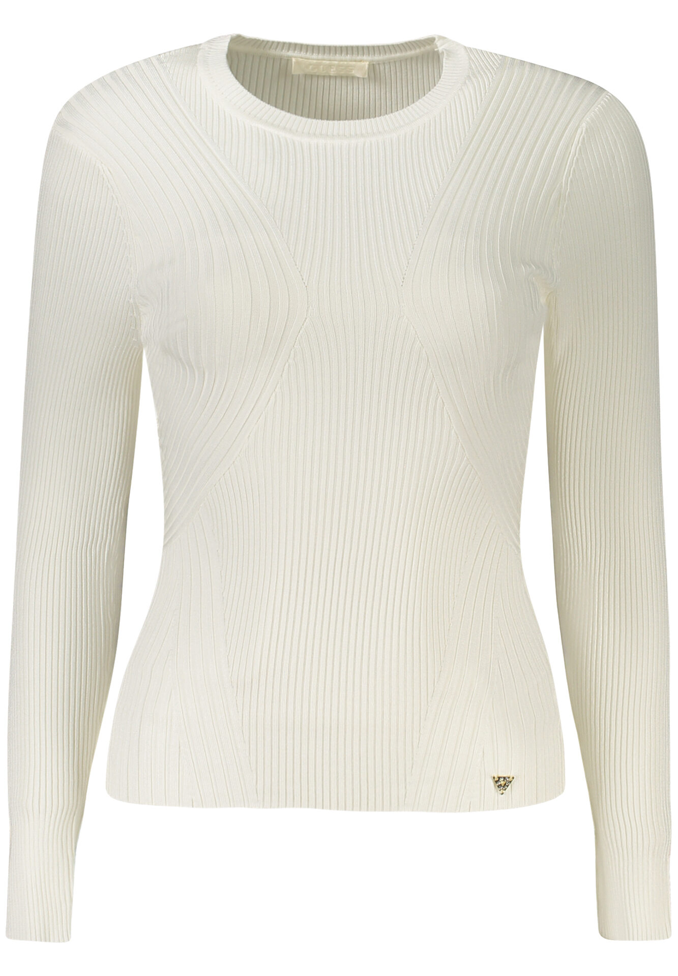 GUESS JEANS WOMEN'S WHITE SWEATER