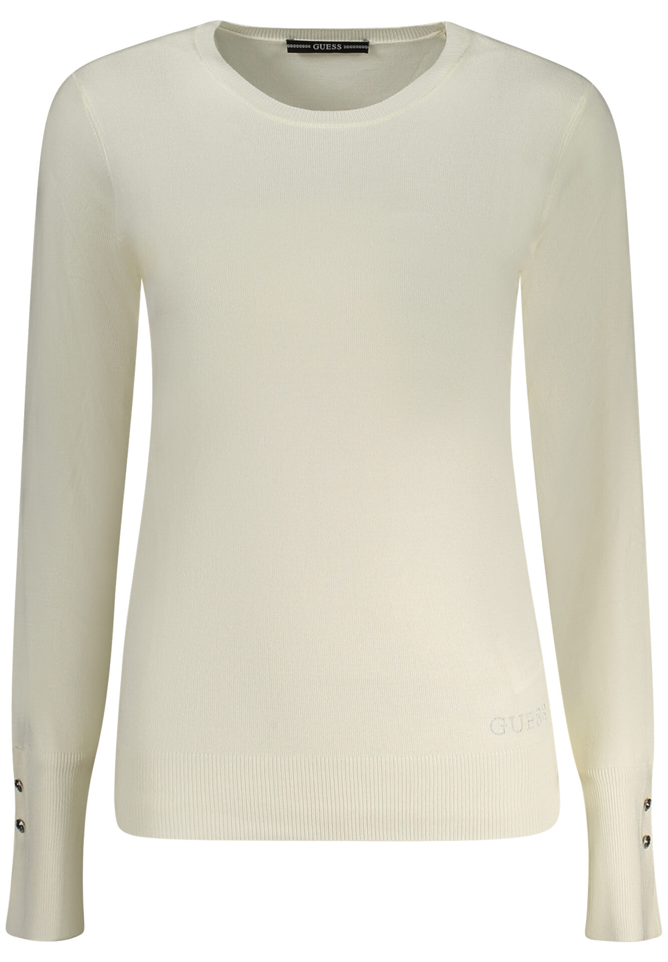 GUESS JEANS WOMEN'S WHITE SWEATER