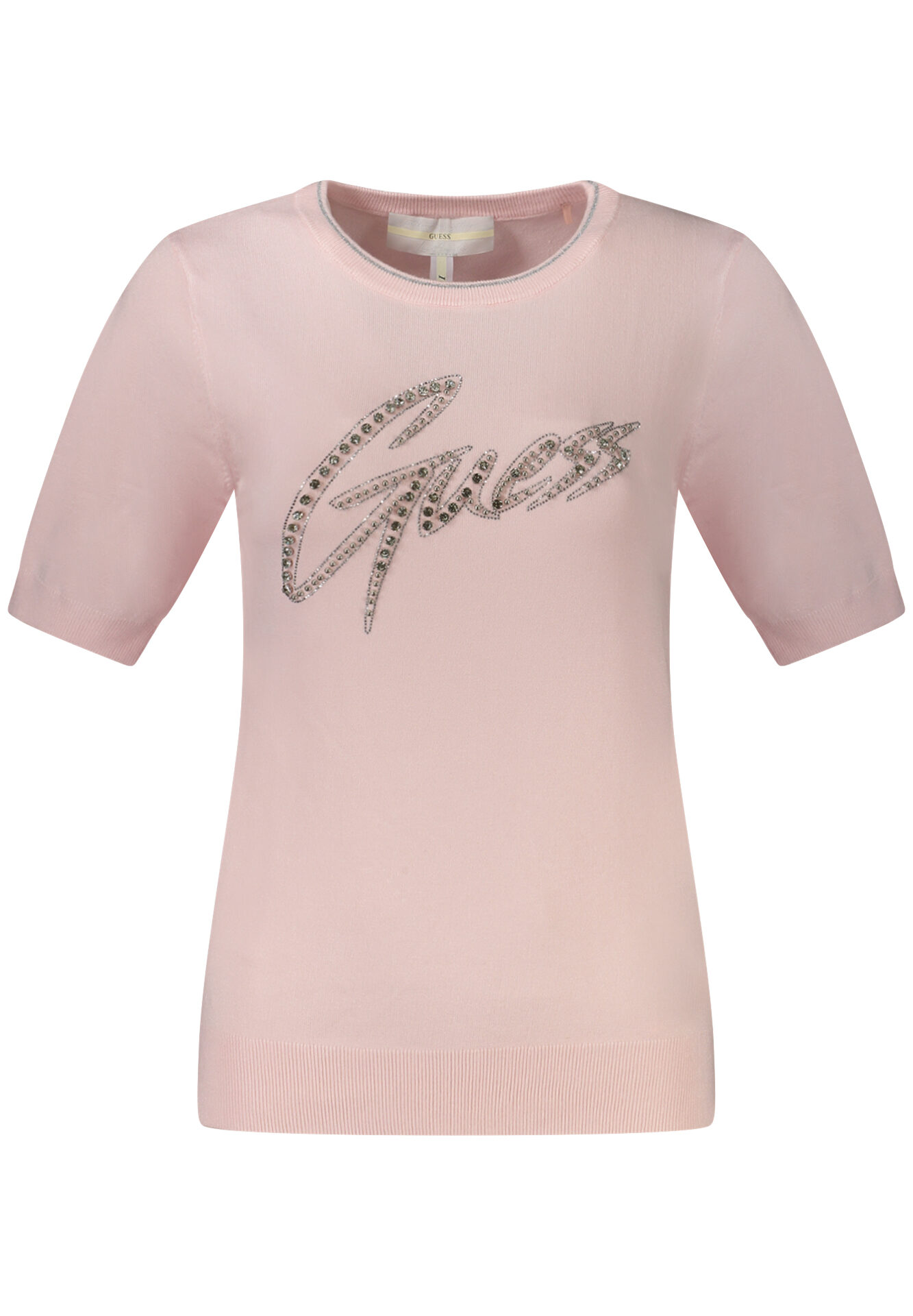GUESS JEANS WOMEN'S PINK SWEATER
