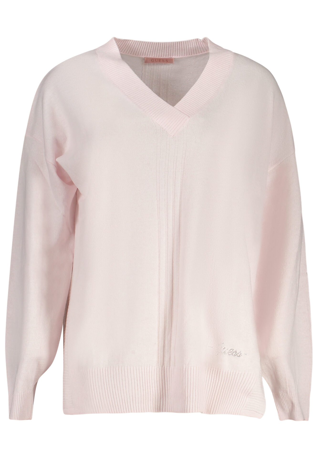 GUESS JEANS WOMEN'S PINK SWEATER