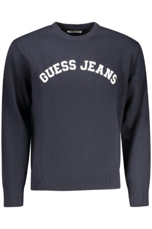 GUESS JEANS vyriškas mėlynas megztinis