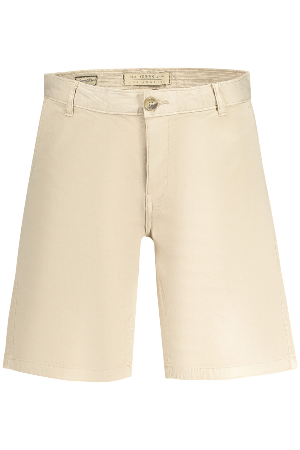 guessjeanspantalonebermudauomobeige_1 GUESS JEANS vyriški bermudai, smėlio spalvos