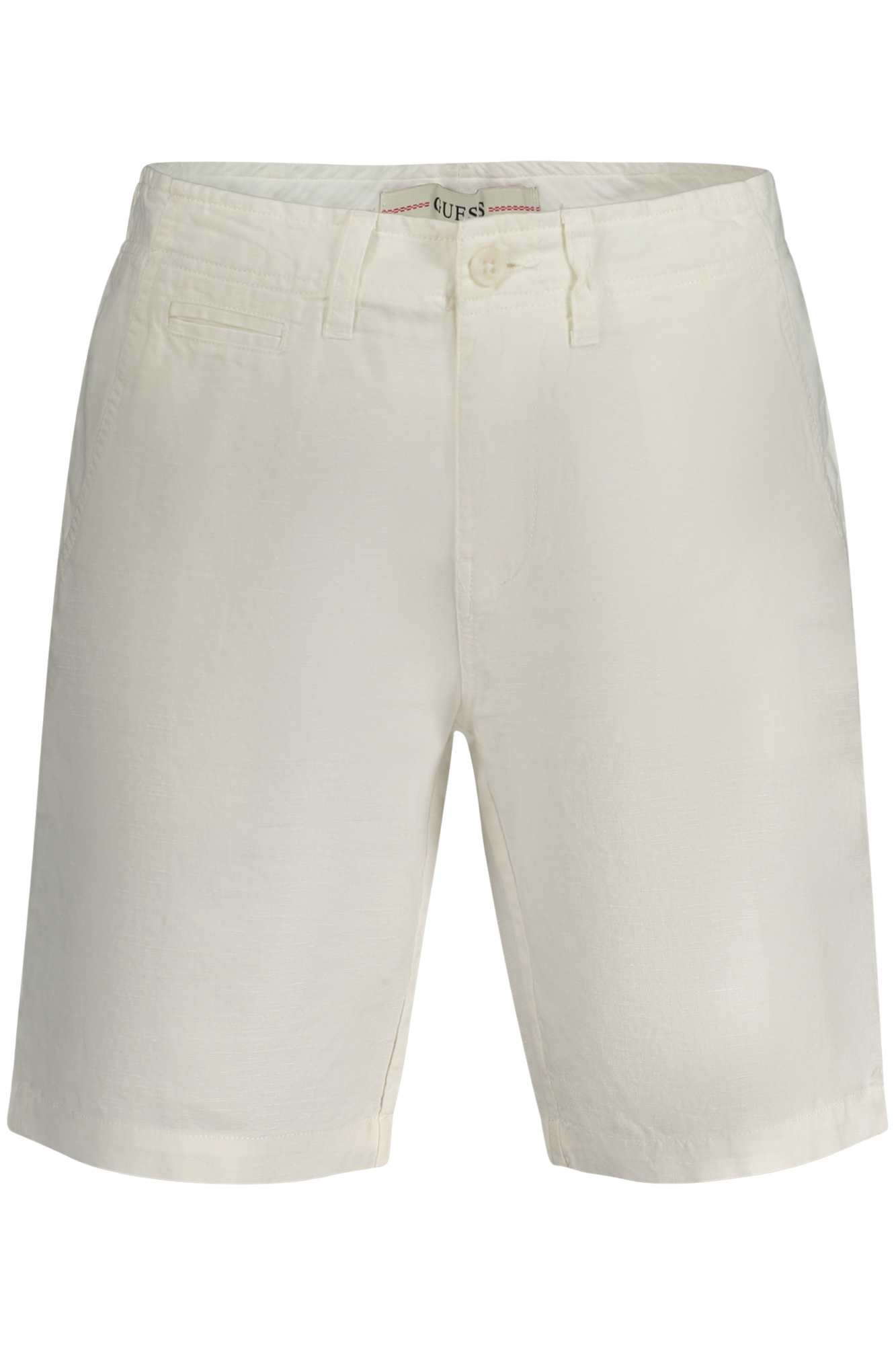 GUESS JEANS balti vyriški bermudų šortai GUESS JEANS balti vyriški bermudų šortai