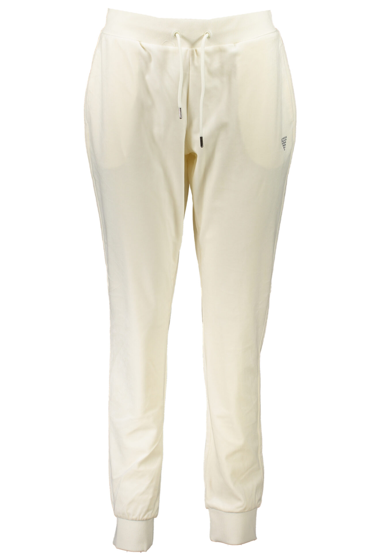 GUESS JEANS WHITE WOMEN'S TROUSERS