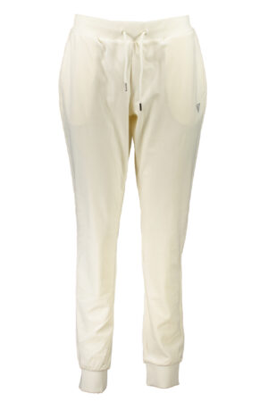 GUESS JEANS WHITE WOMEN'S TROUSERS