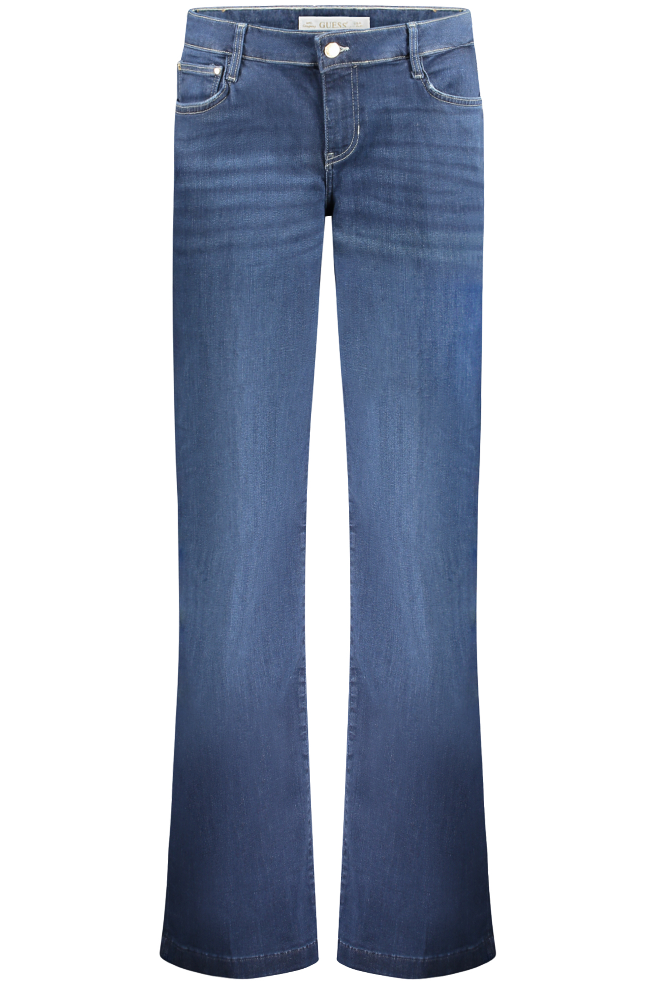GUESS JEANS mėlynos moteriškos kelnės GUESS JEANS mėlynos moteriškos kelnės