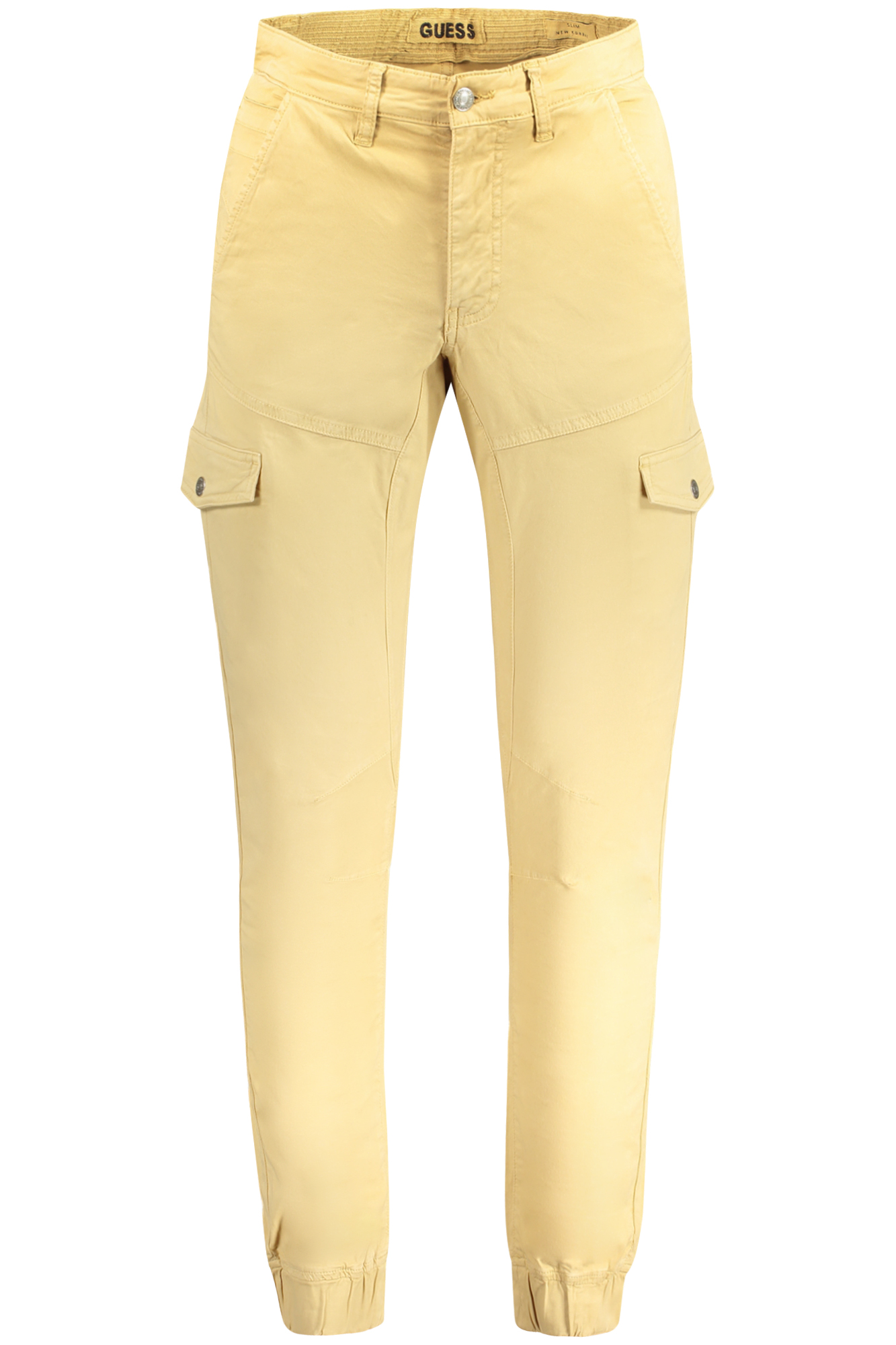 GUESS JEANS smėlio spalvos vyriškos kelnės GUESS JEANS smėlio spalvos vyriškos kelnės