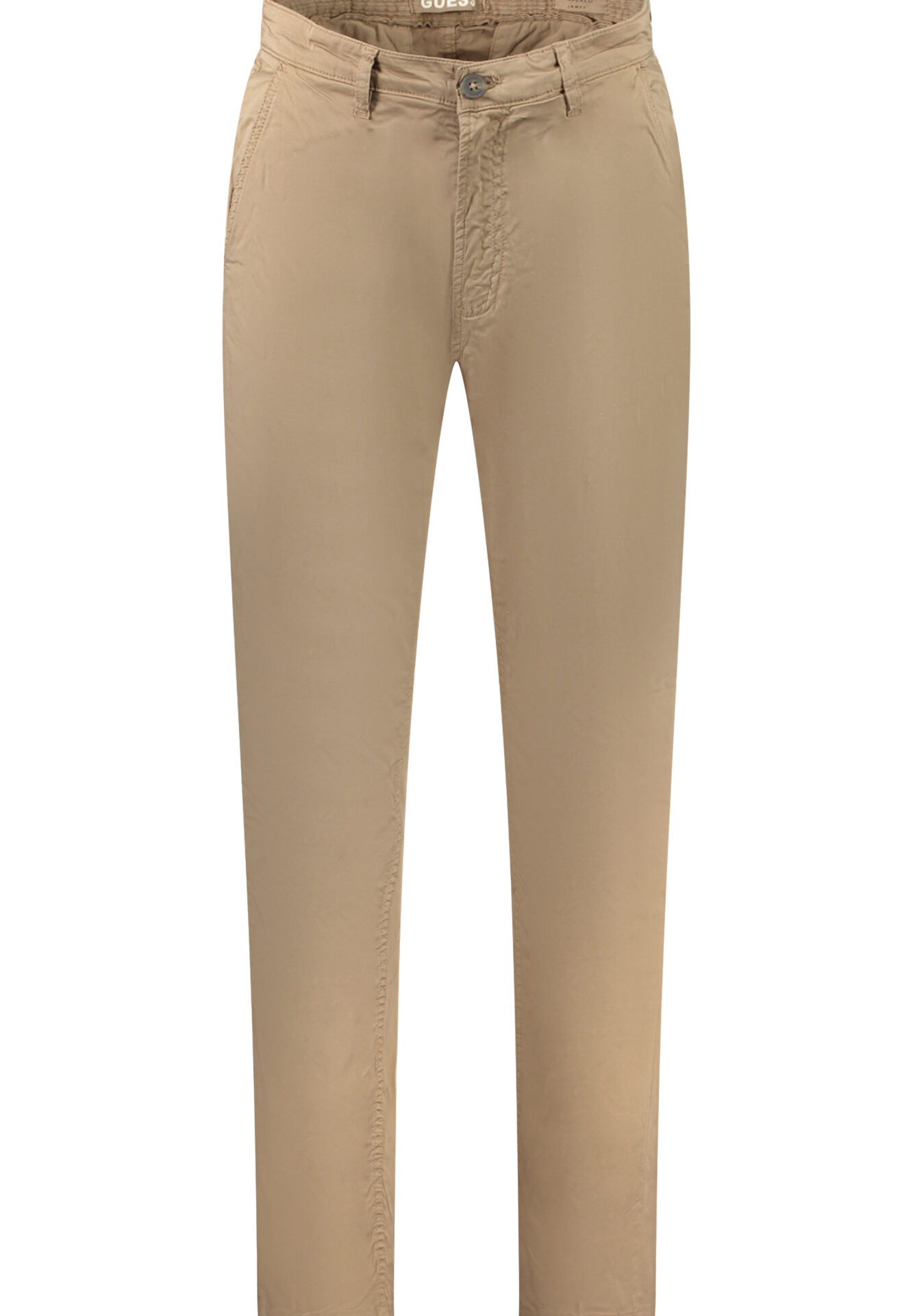 GUESS JEANS MEN'S TROUSERS BROWN
