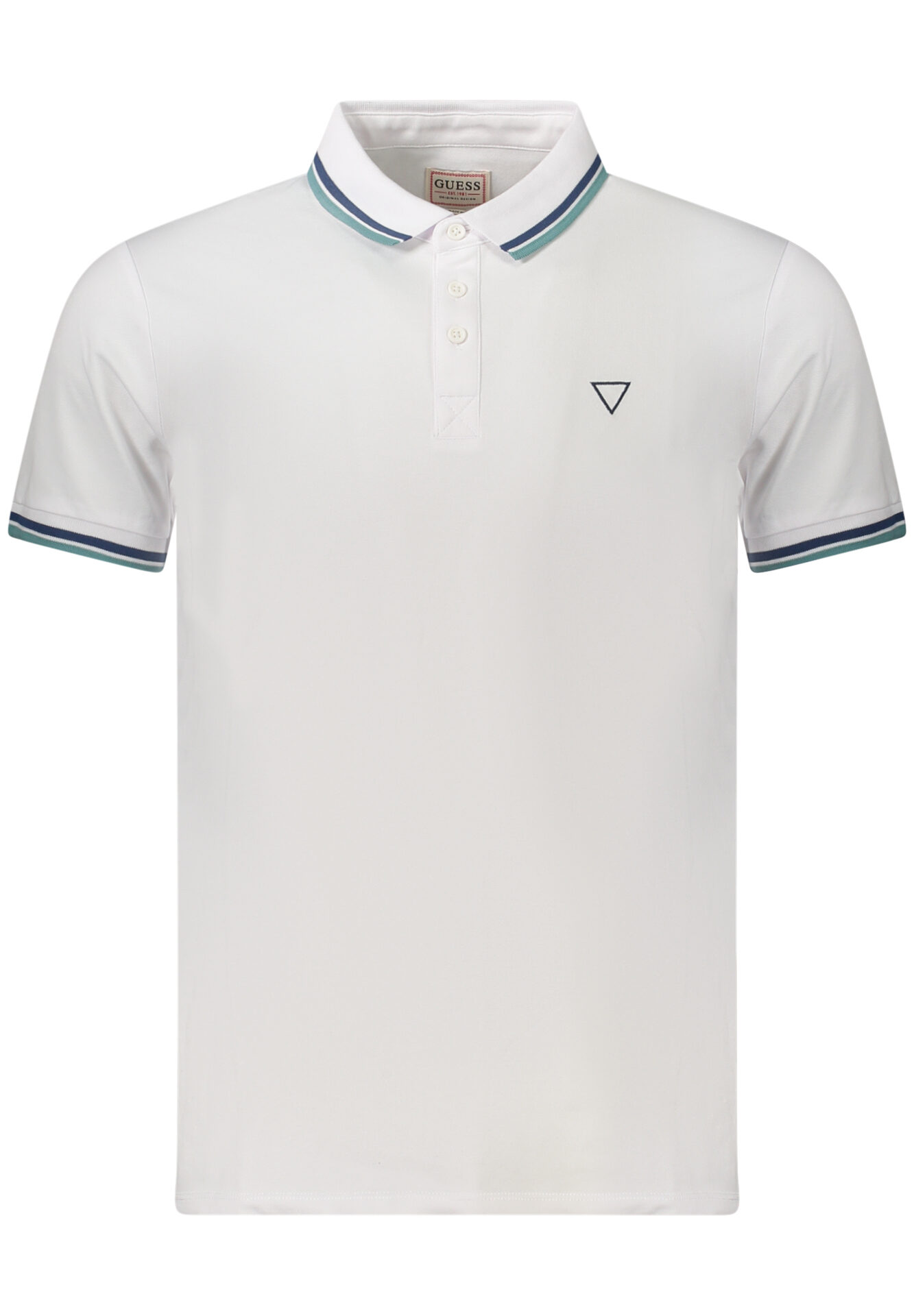 GUESS JEANS POLO SHORT SLEEVES MEN WHITE