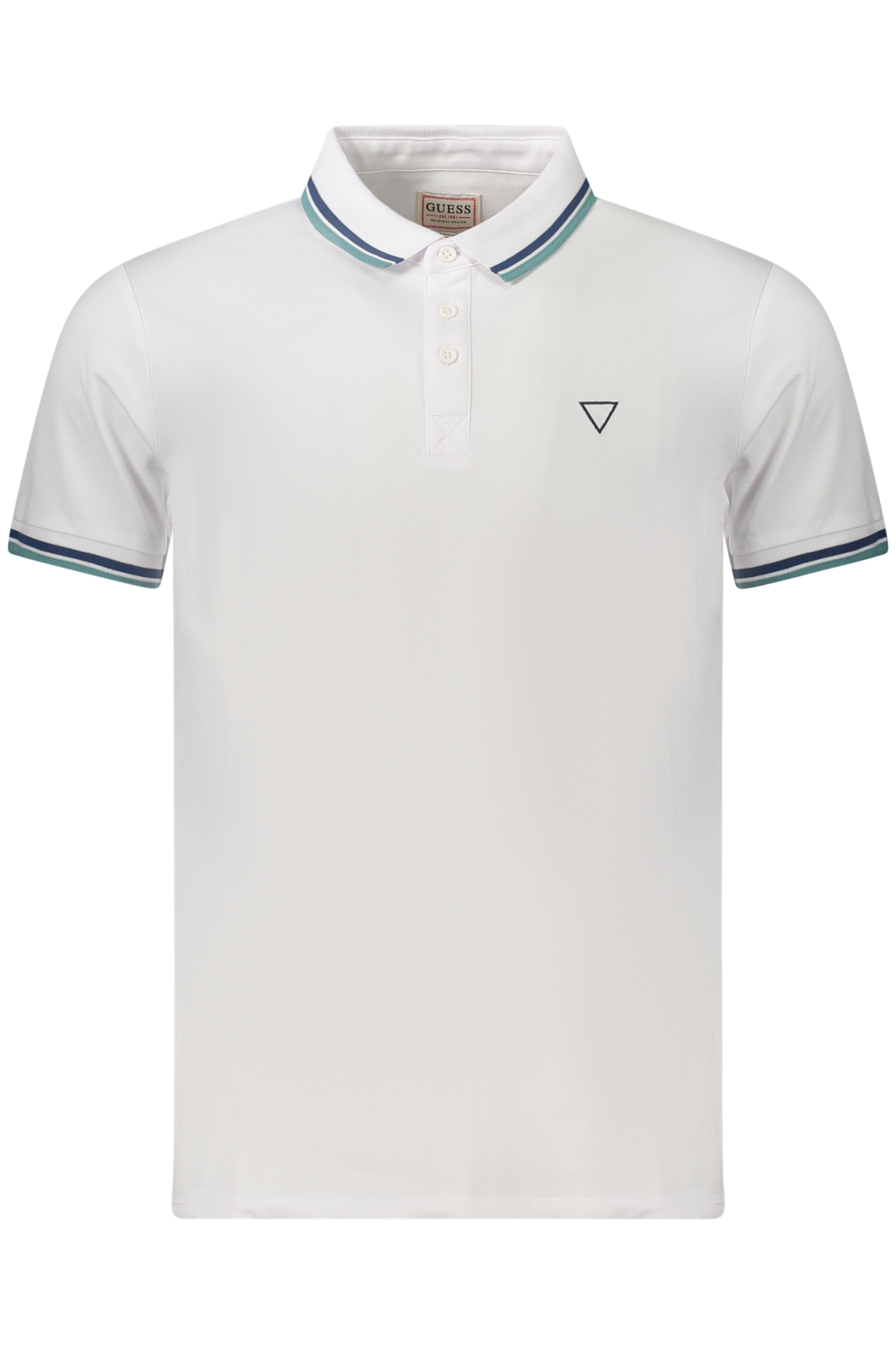 GUESS JEANS POLO SHORT SLEEVES MEN WHITE GUESS JEANS POLO SHORT SLEEVES MEN WHITE