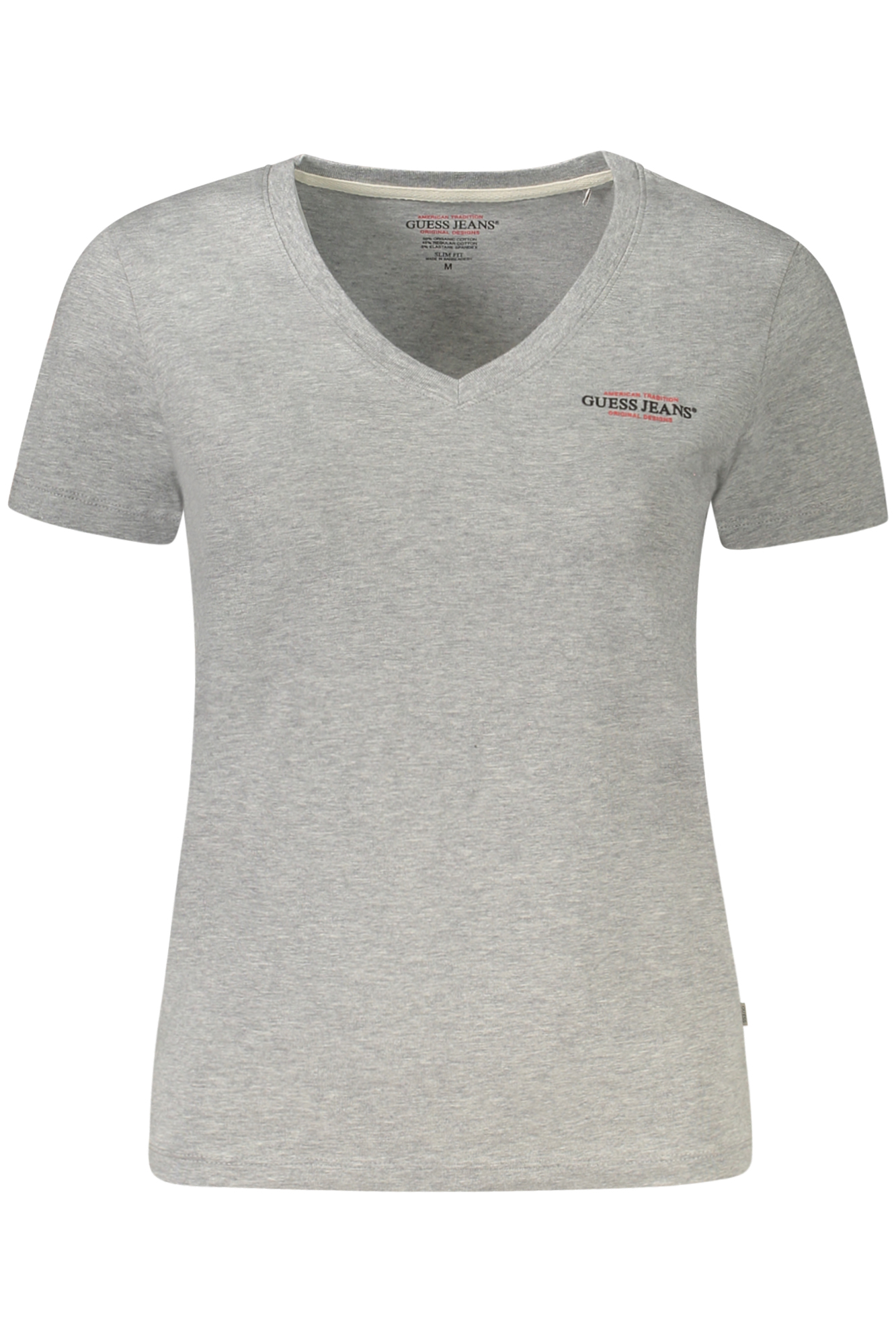 GUESS JEANS SHORT SLEEVE T-SHIRT WOMEN GREY GUESS JEANS SHORT SLEEVE T-SHIRT WOMEN GREY