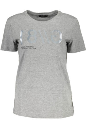 GUESS JEANS SHORT SLEEVE T-SHIRT WOMEN GREY