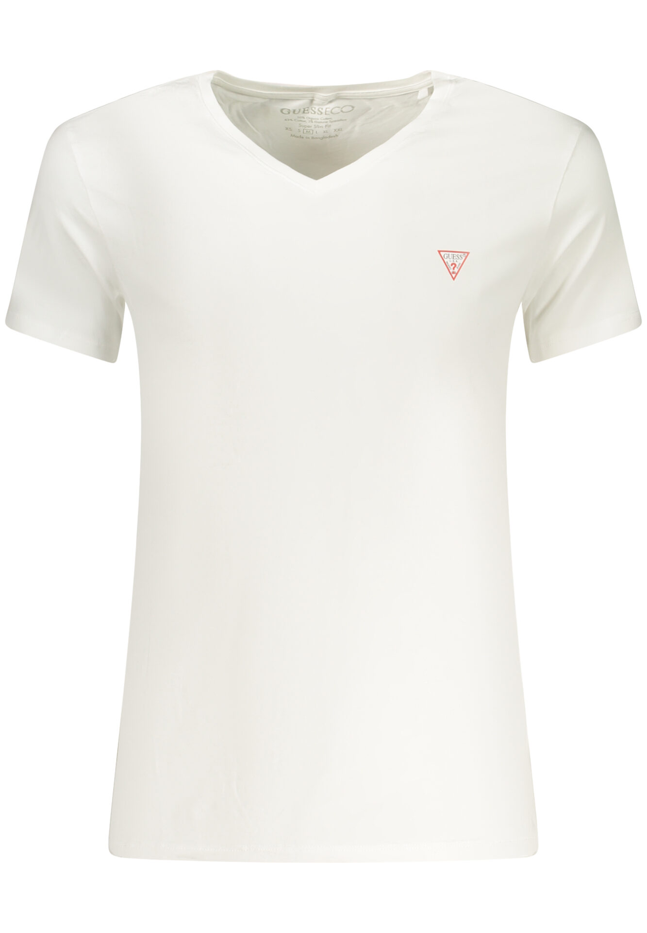 GUESS JEANS MEN'S SHORT-SLEEVED T-SHIRT WHITE