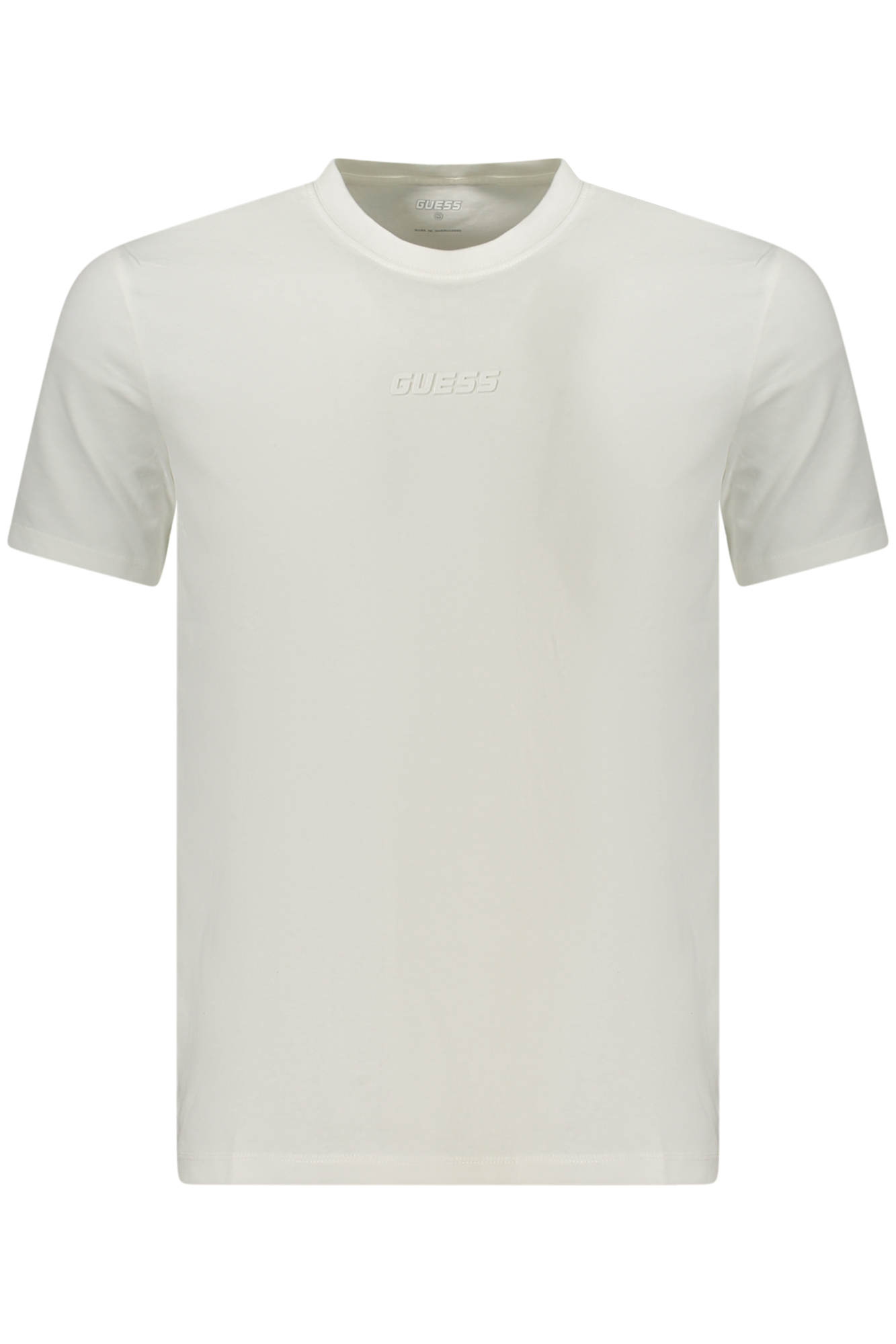 GUESS JEANS MEN'S SHORT-SLEEVED T-SHIRT WHITE GUESS JEANS MEN'S SHORT-SLEEVED T-SHIRT WHITE