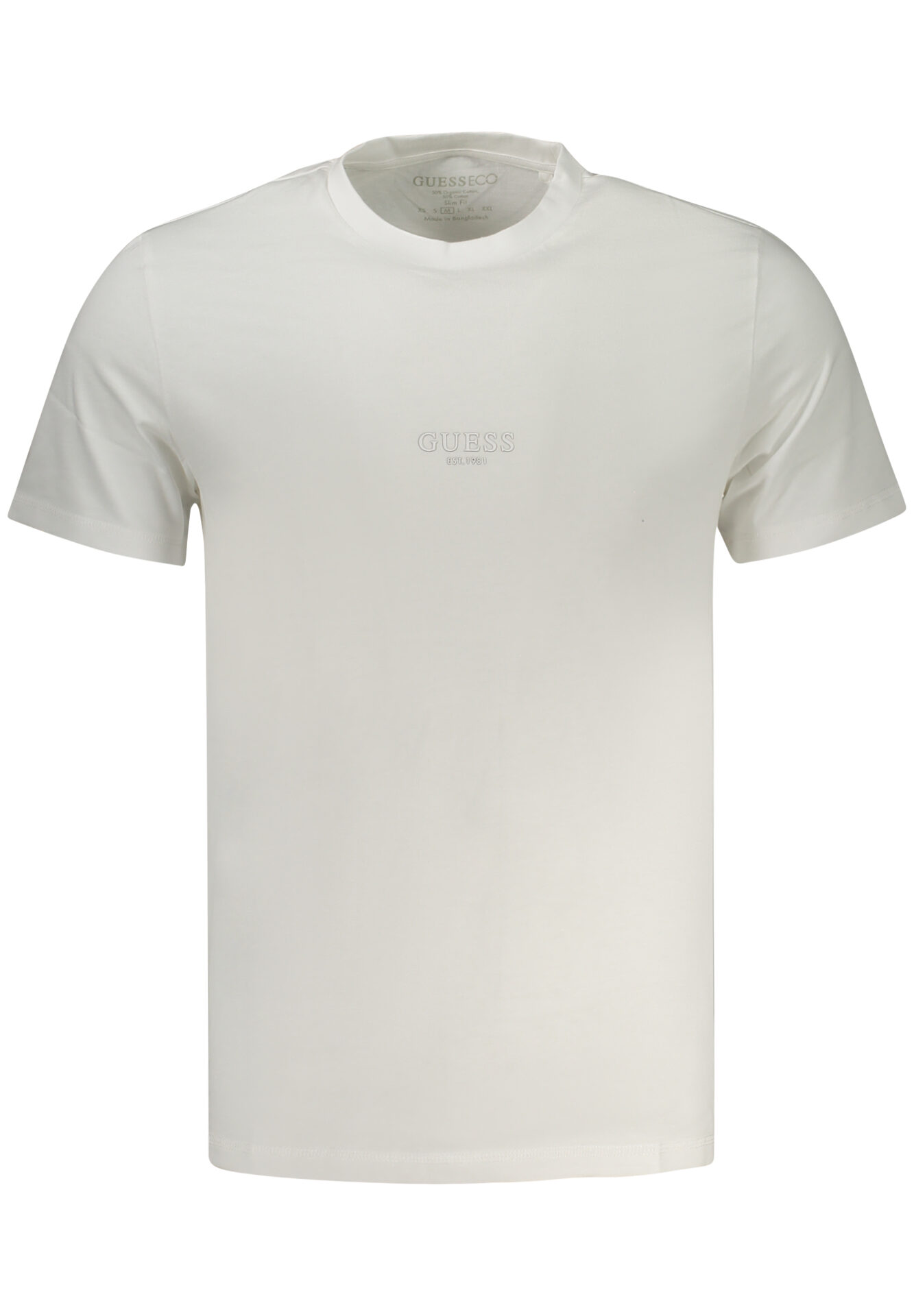 GUESS JEANS SHORT SLEEVE T-SHIRT MEN WHITE