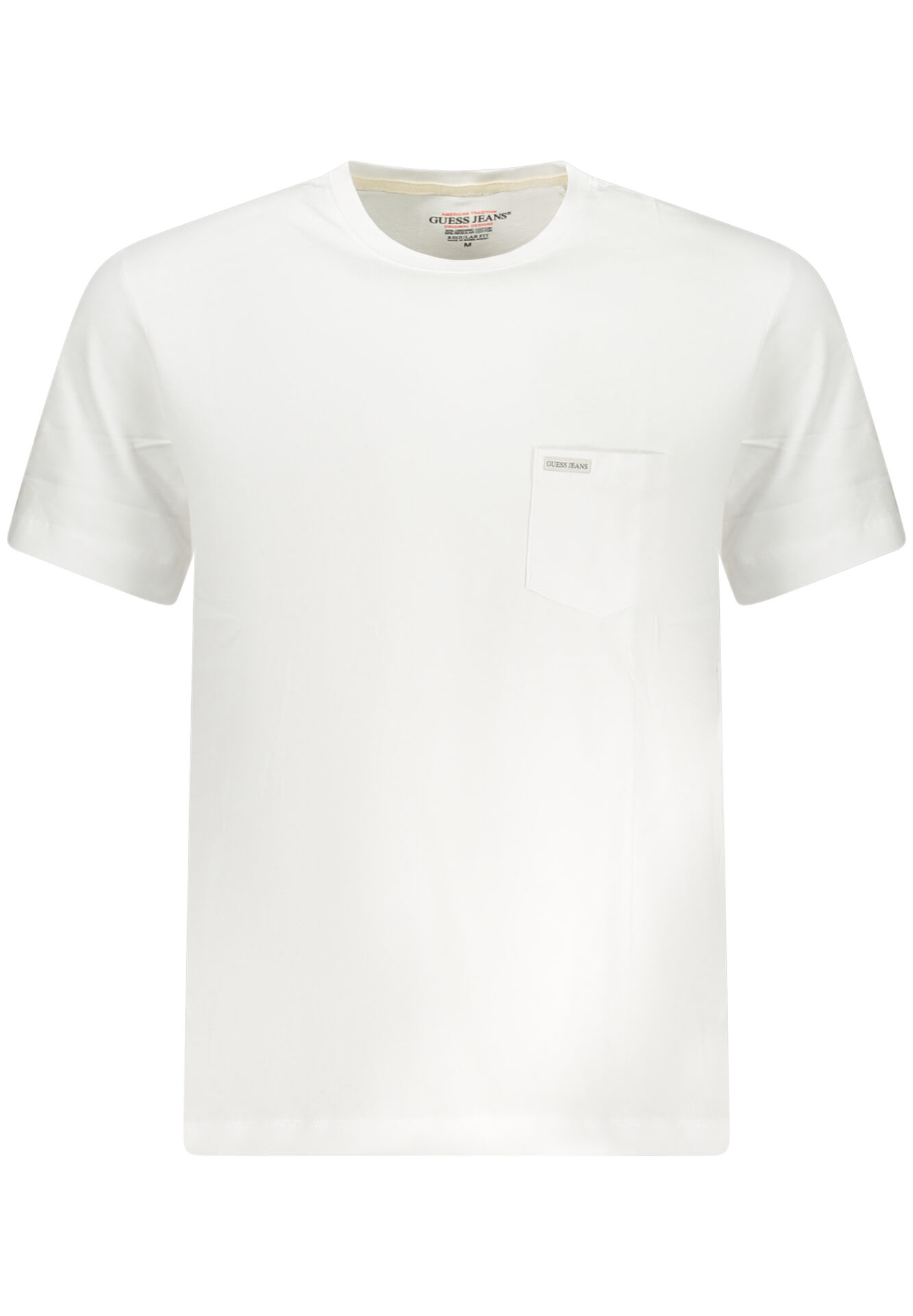 GUESS JEANS SHORT SLEEVE T-SHIRT MEN WHITE