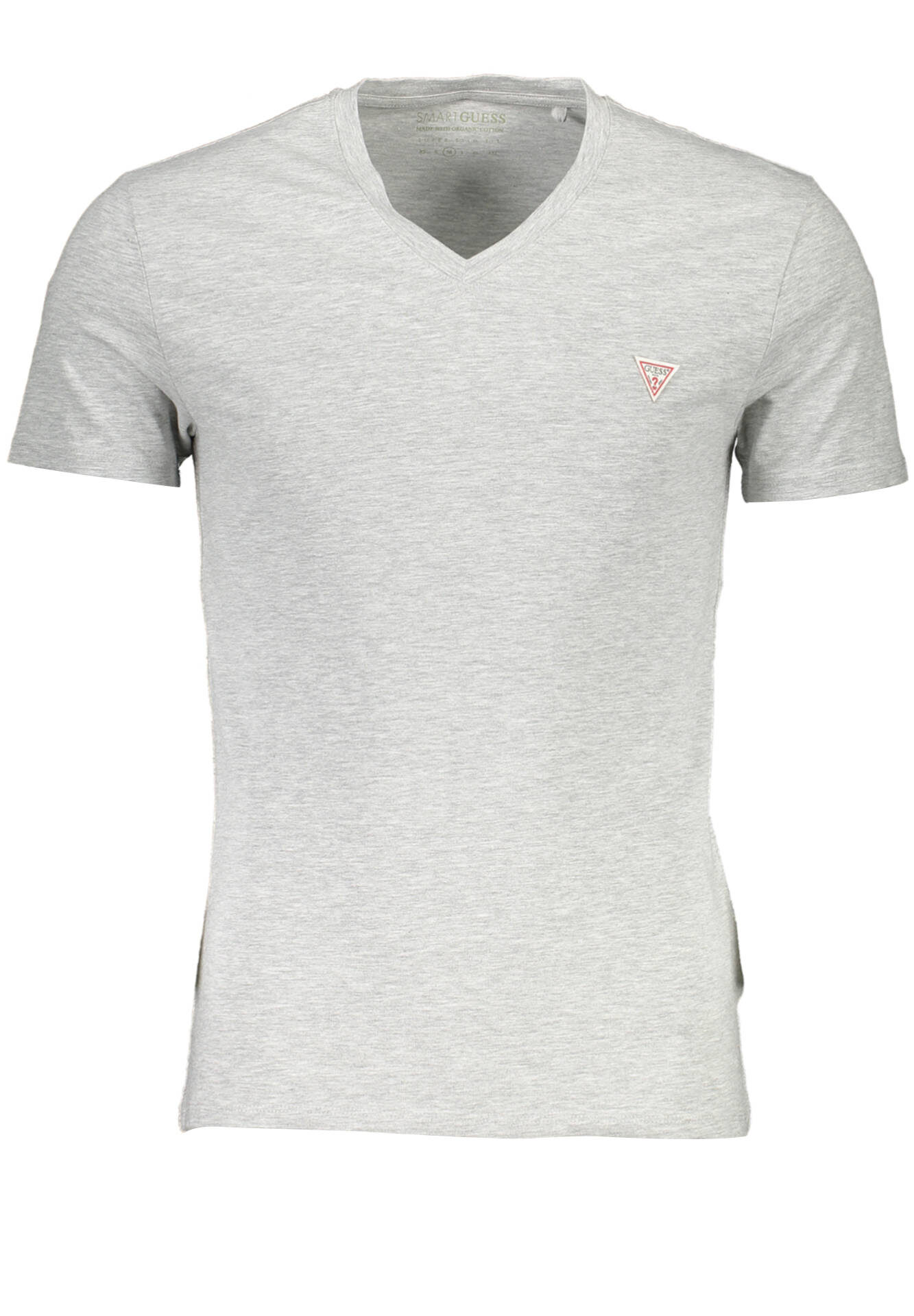 GUESS JEANS MEN'S SHORT SLEEVE T-SHIRT GRAY
