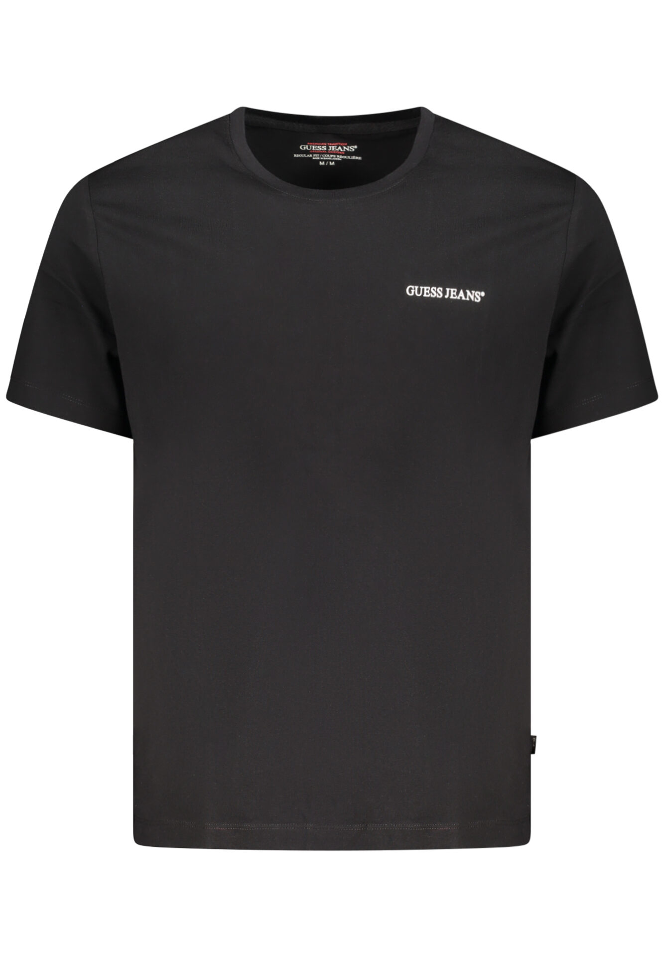 GUESS JEANS MEN'S SHORT-SLEEVED T-SHIRT BLACK
