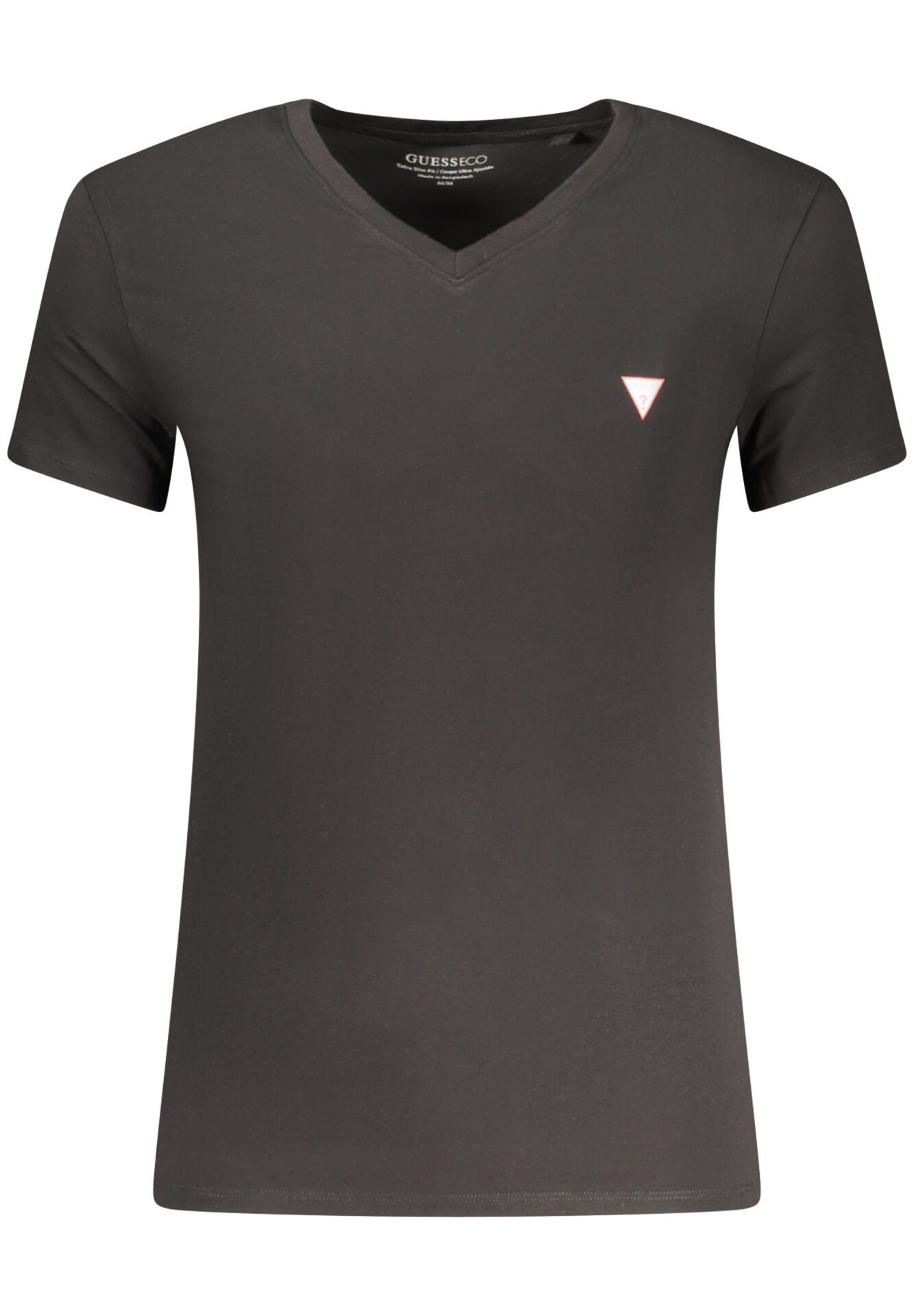 GUESS JEANS MEN'S SHORT-SLEEVED T-SHIRT BLACK