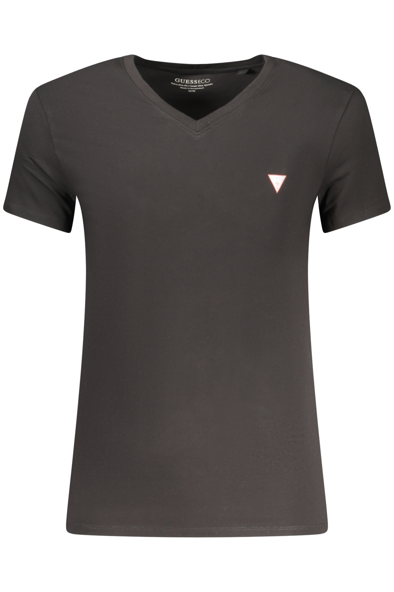 GUESS JEANS MEN'S SHORT-SLEEVED T-SHIRT BLACK GUESS JEANS MEN'S SHORT-SLEEVED T-SHIRT BLACK