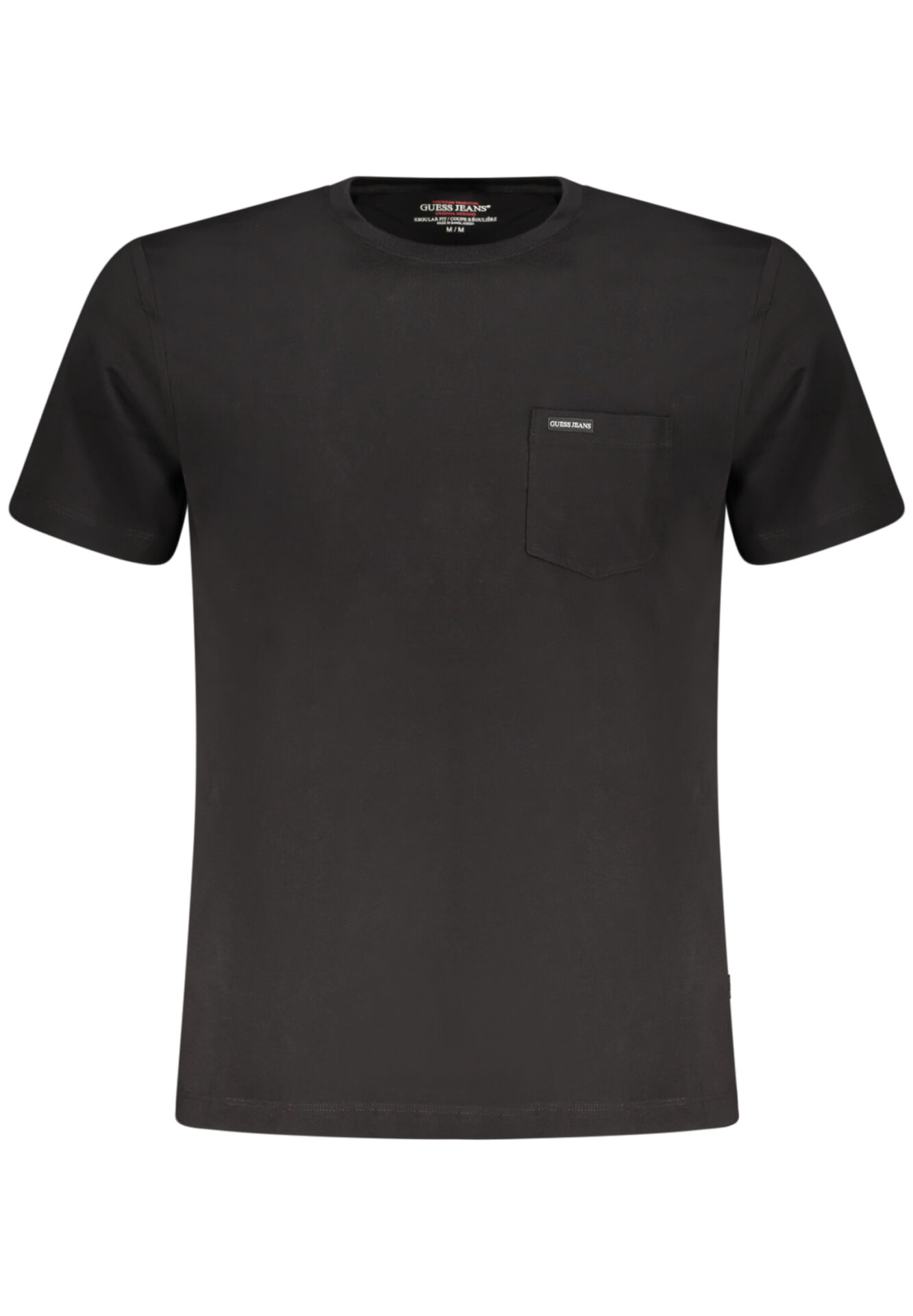 GUESS JEANS MEN'S SHORT-SLEEVED T-SHIRT BLACK