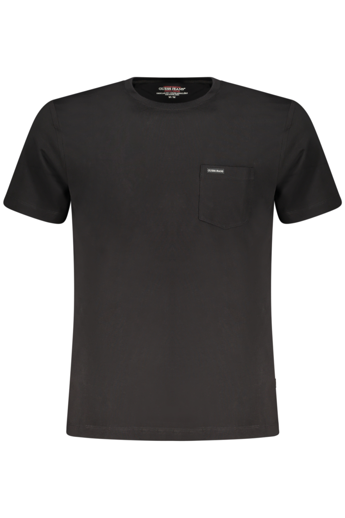 GUESS JEANS MEN'S SHORT-SLEEVED T-SHIRT BLACK GUESS JEANS MEN'S SHORT-SLEEVED T-SHIRT BLACK