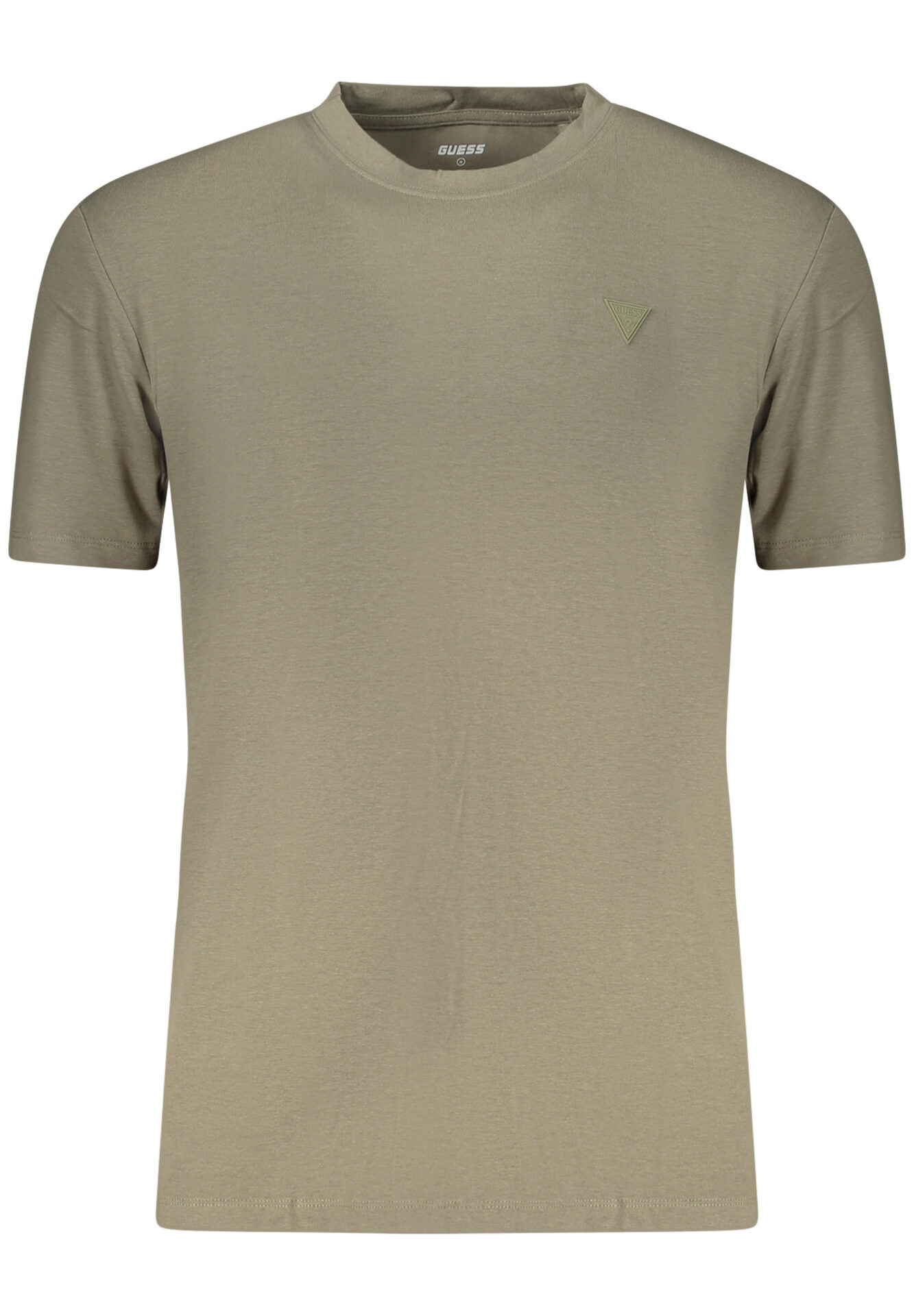 GUESS JEANS MEN'S SHORT-SLEEVED T-SHIRT GREEN
