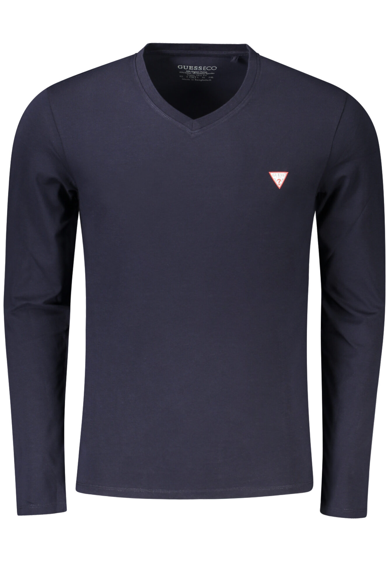 GUESS JEANS LONG SLEEVE T-SHIRT MEN BLUE