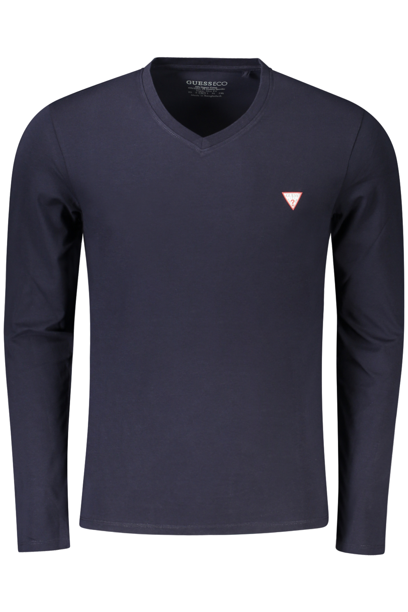 GUESS JEANS LONG SLEEVE T-SHIRT MEN BLUE GUESS JEANS LONG SLEEVE T-SHIRT MEN BLUE
