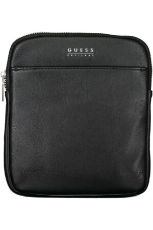 GUESS JEANS MEN'S BLACK SHOULDER BAG