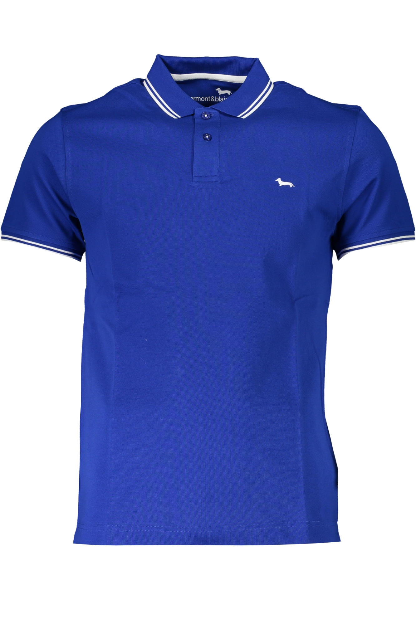 HARMONT & BLAINE mėlyni vyriški polo marškinėliai trumpomis rankovėmis HARMONT & BLAINE mėlyni vyriški polo marškinėliai trumpomis rankovėmis