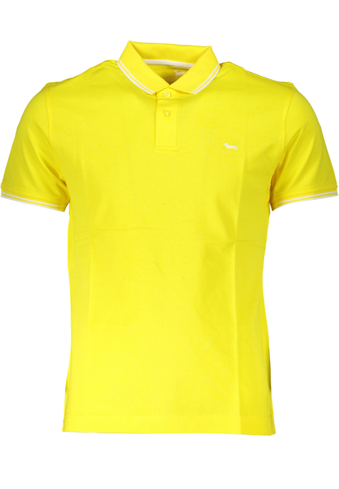 HARMONT & BLAINE YELLOW MEN'S SHORT SLEEVED POLO SHIRT