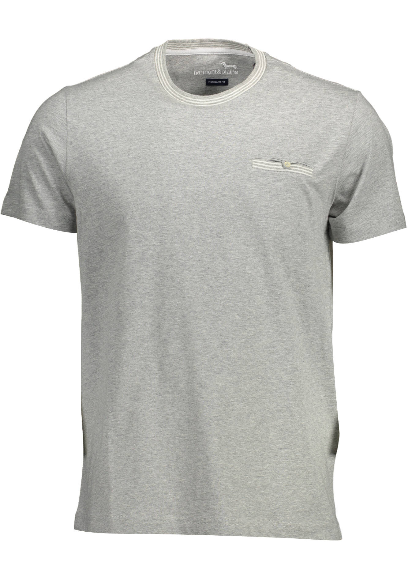 HARMONT & BLAINE MEN'S SHORT SLEEVE T-SHIRT GREY