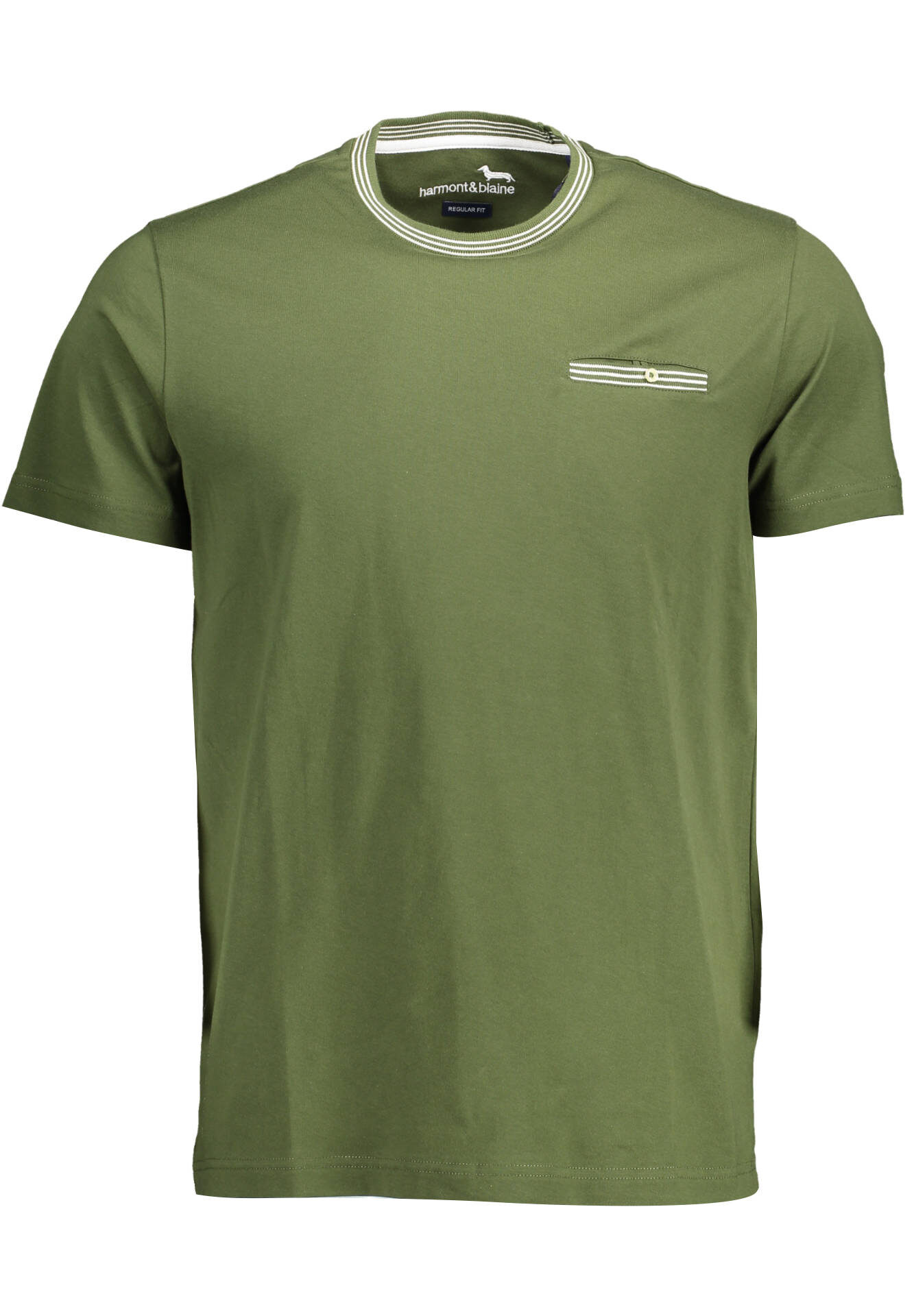 HARMONT & BLAINE MEN'S SHORT SLEEVE T-SHIRT GREEN