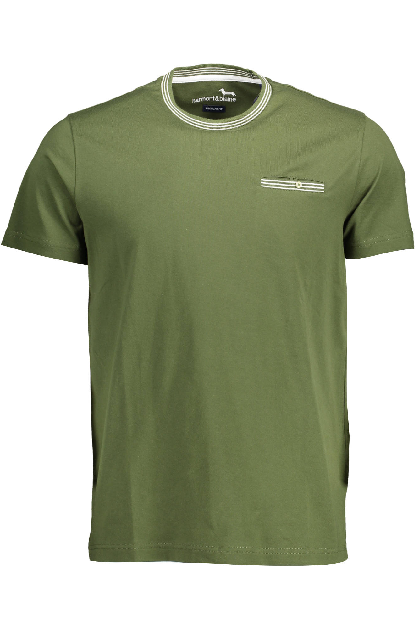 HARMONT & BLAINE MEN'S SHORT SLEEVE T-SHIRT GREEN HARMONT & BLAINE MEN'S SHORT SLEEVE T-SHIRT GREEN