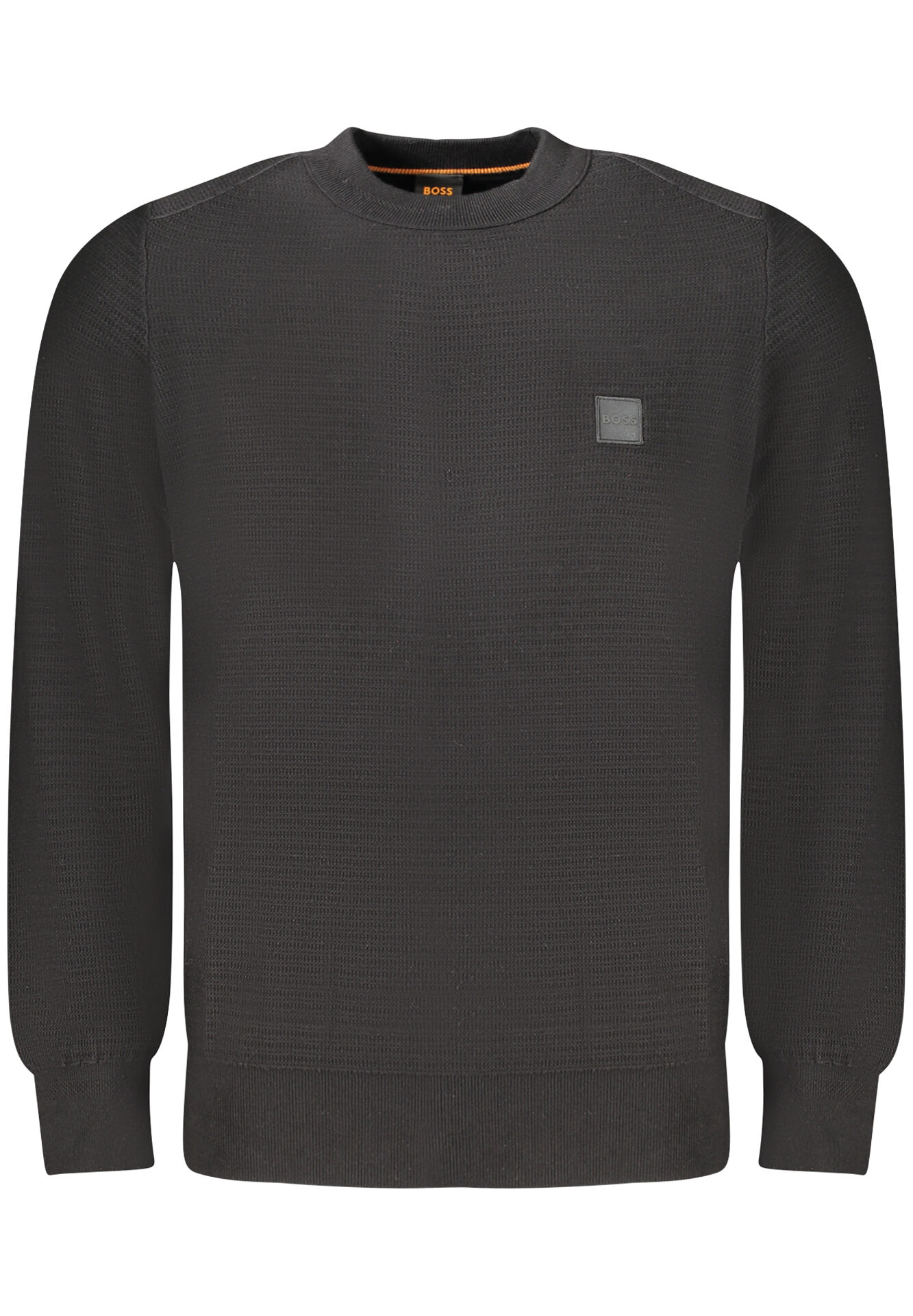 HUGO BOSS MEN'S BLACK SWEATER