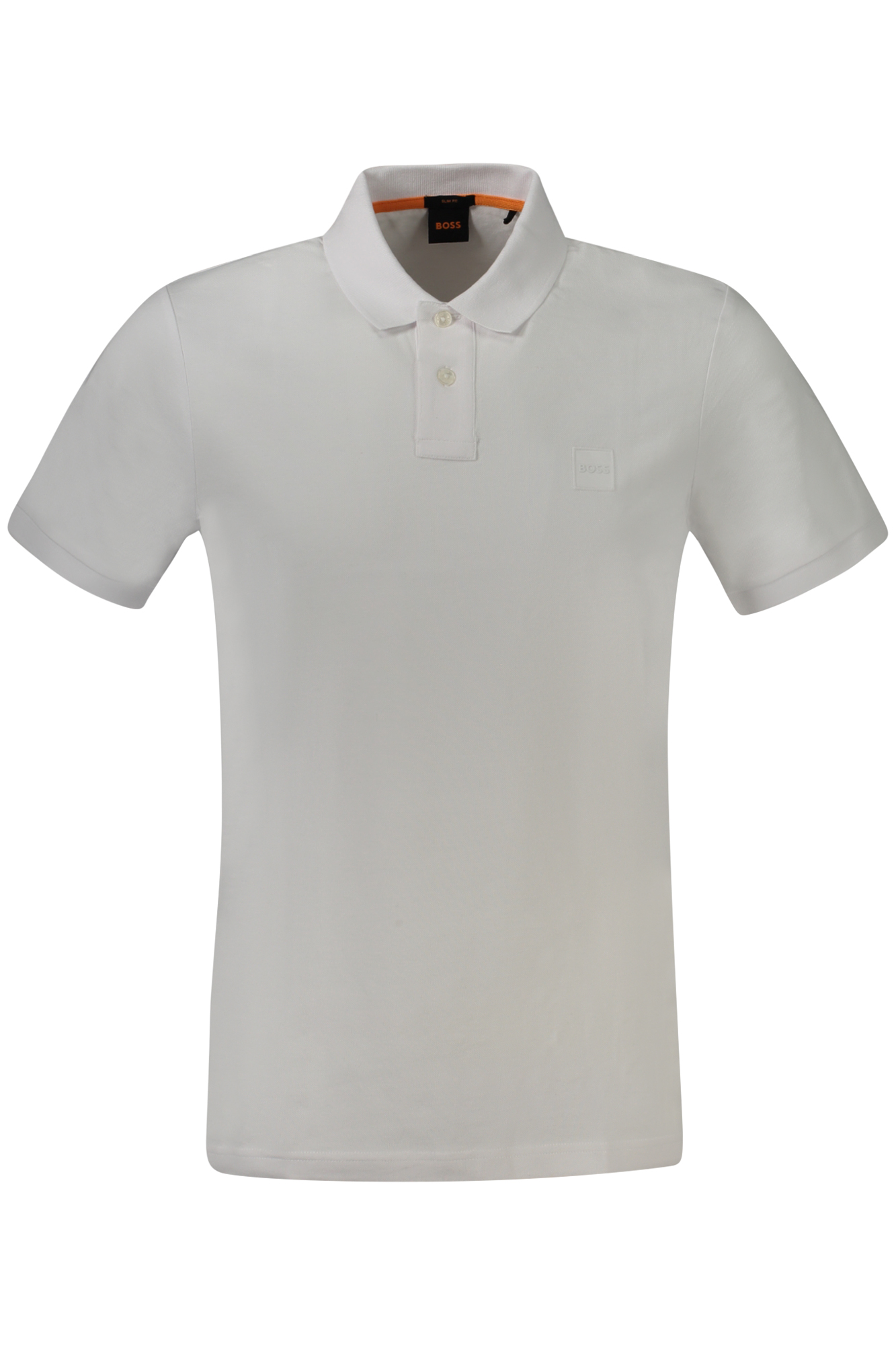 HUGO BOSS balti vyriški polo marškinėliai trumpomis rankovėmis HUGO BOSS balti vyriški polo marškinėliai trumpomis rankovėmis