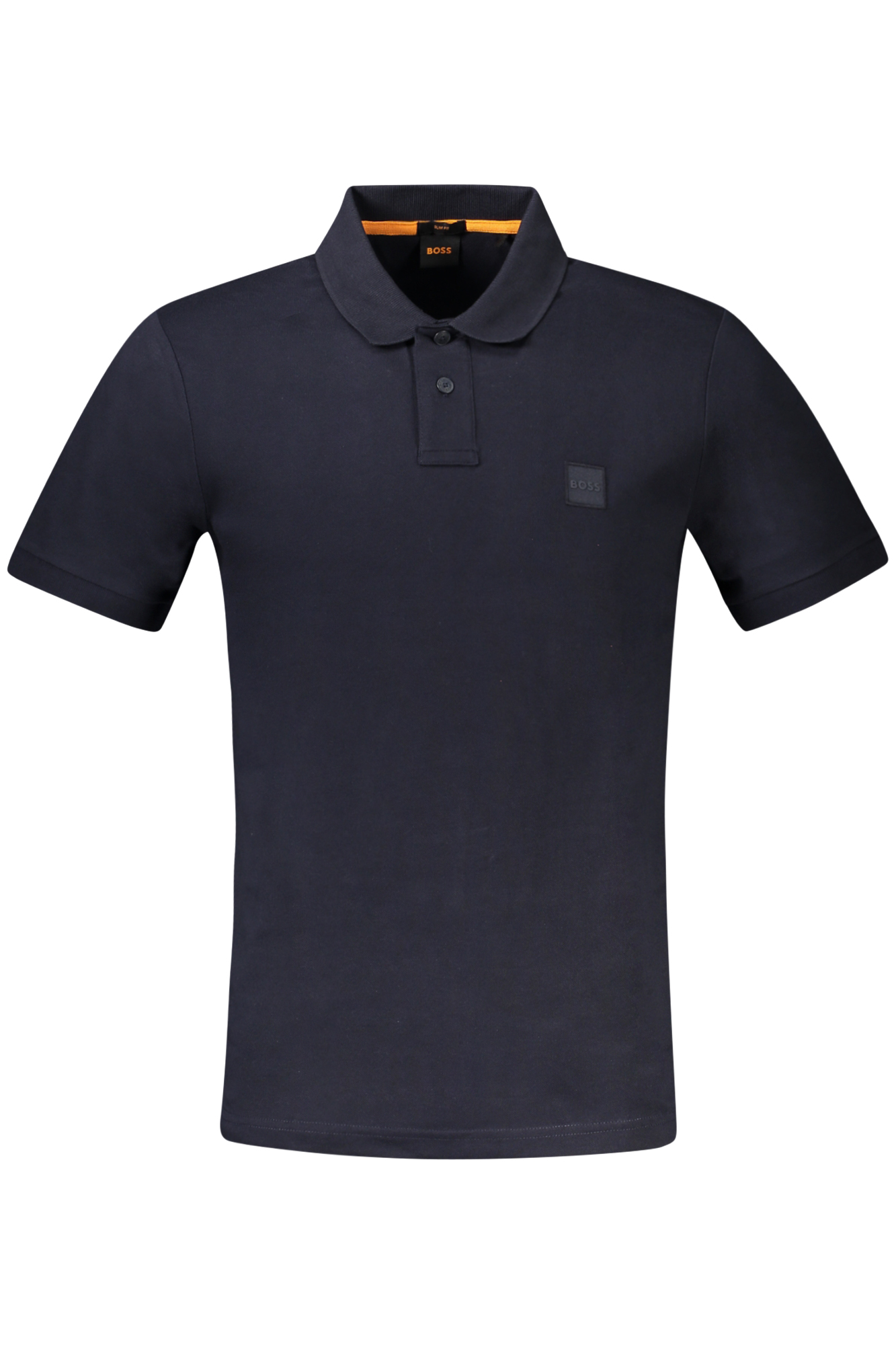 HUGO BOSS mėlyni vyriški polo marškinėliai trumpomis rankovėmis HUGO BOSS mėlyni vyriški polo marškinėliai trumpomis rankovėmis