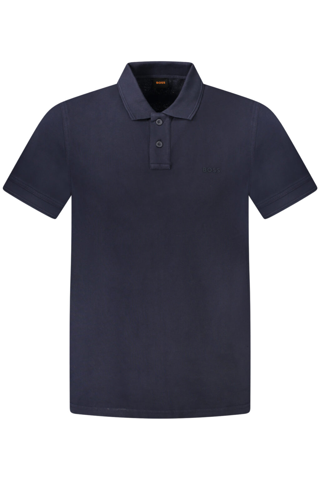 HUGO BOSS mėlyni vyriški polo marškinėliai trumpomis rankovėmis