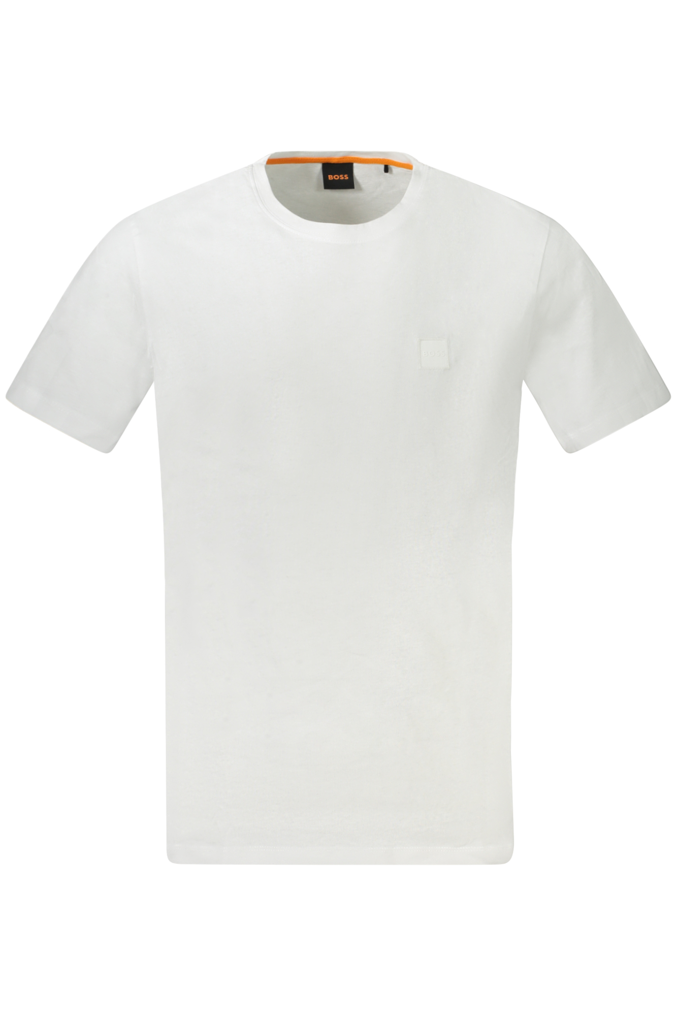 HUGO BOSS MEN'S SHORT SLEEVE T-SHIRT WHITE HUGO BOSS MEN'S SHORT SLEEVE T-SHIRT WHITE