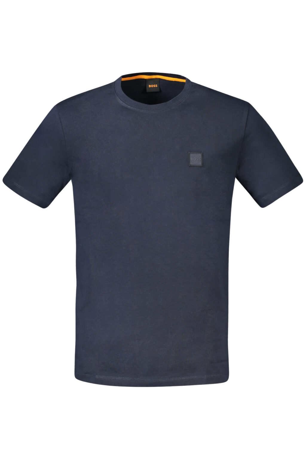 hugobosst-shirtmanichecorteuomoblu_1 HUGO BOSS mėlyni vyriški marškinėliai trumpomis rankovėmis