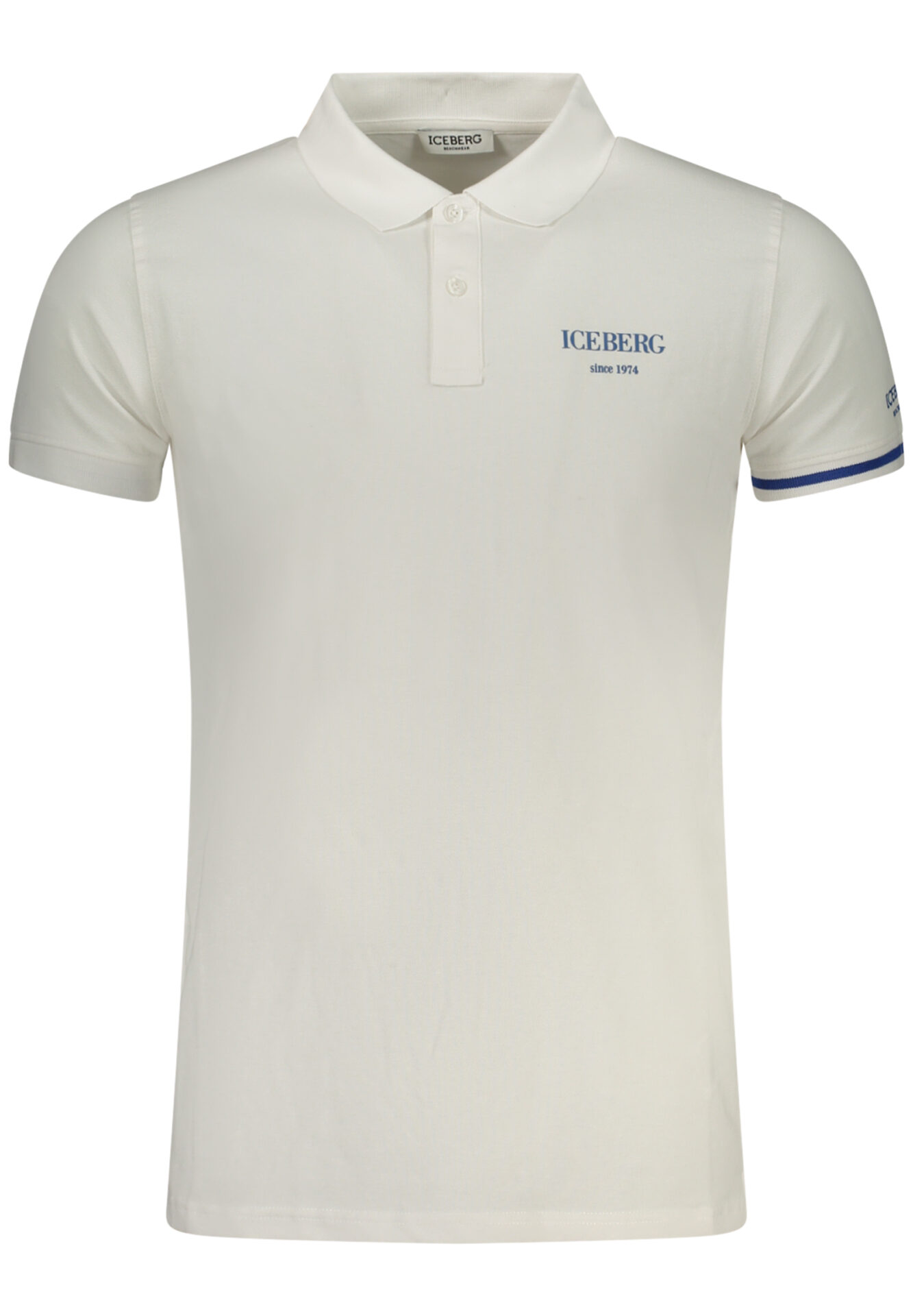 ICEBERG MEN'S SHORT-SLEEVE POLO SHIRT WHITE