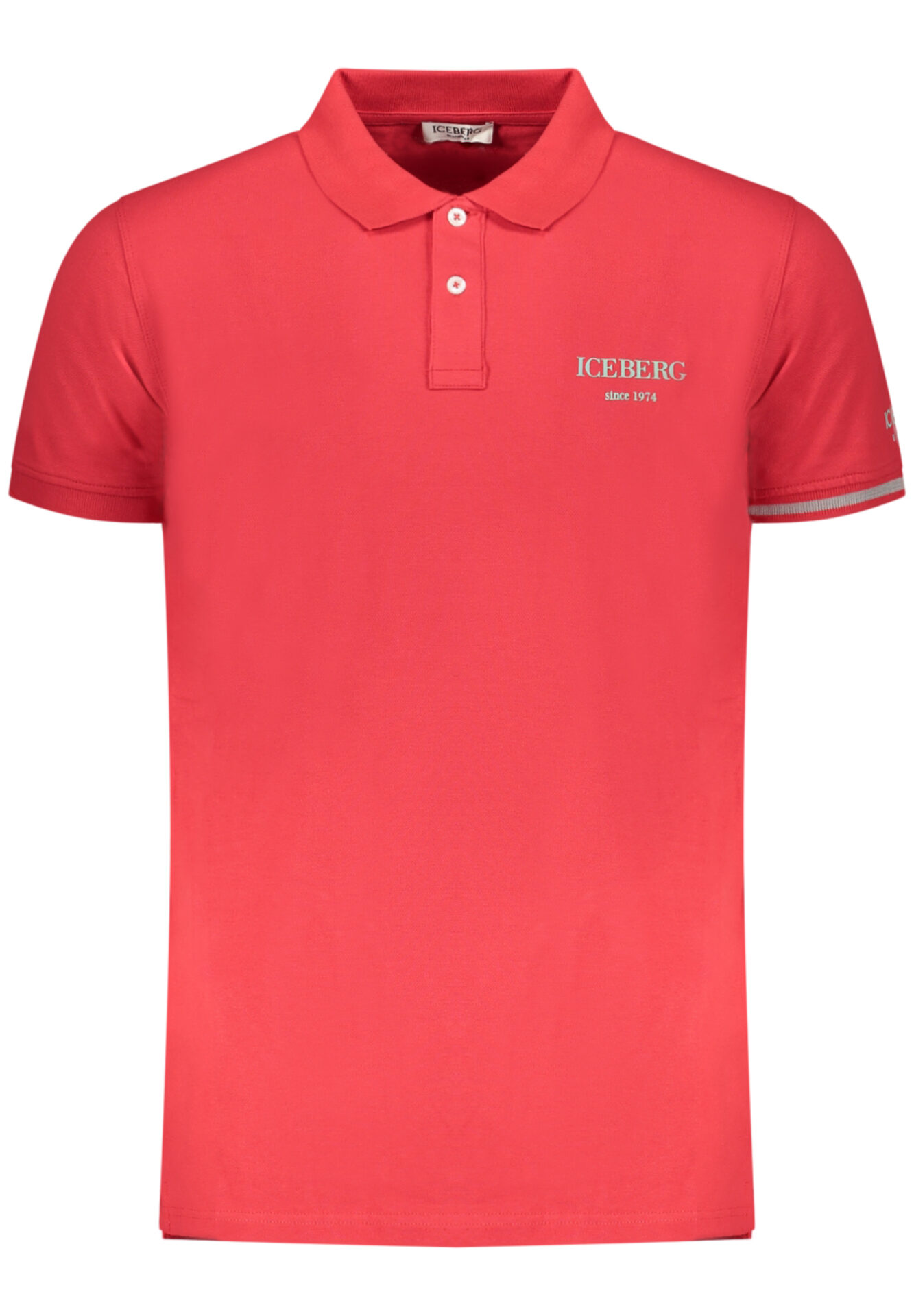 ICEBERG MEN'S SHORT-SLEEVED POLO SHIRT, RED