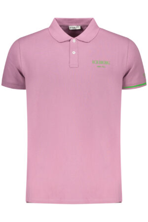 ICEBERG MEN'S SHORT-SLEEVE POLO SHIRT, PURPLE