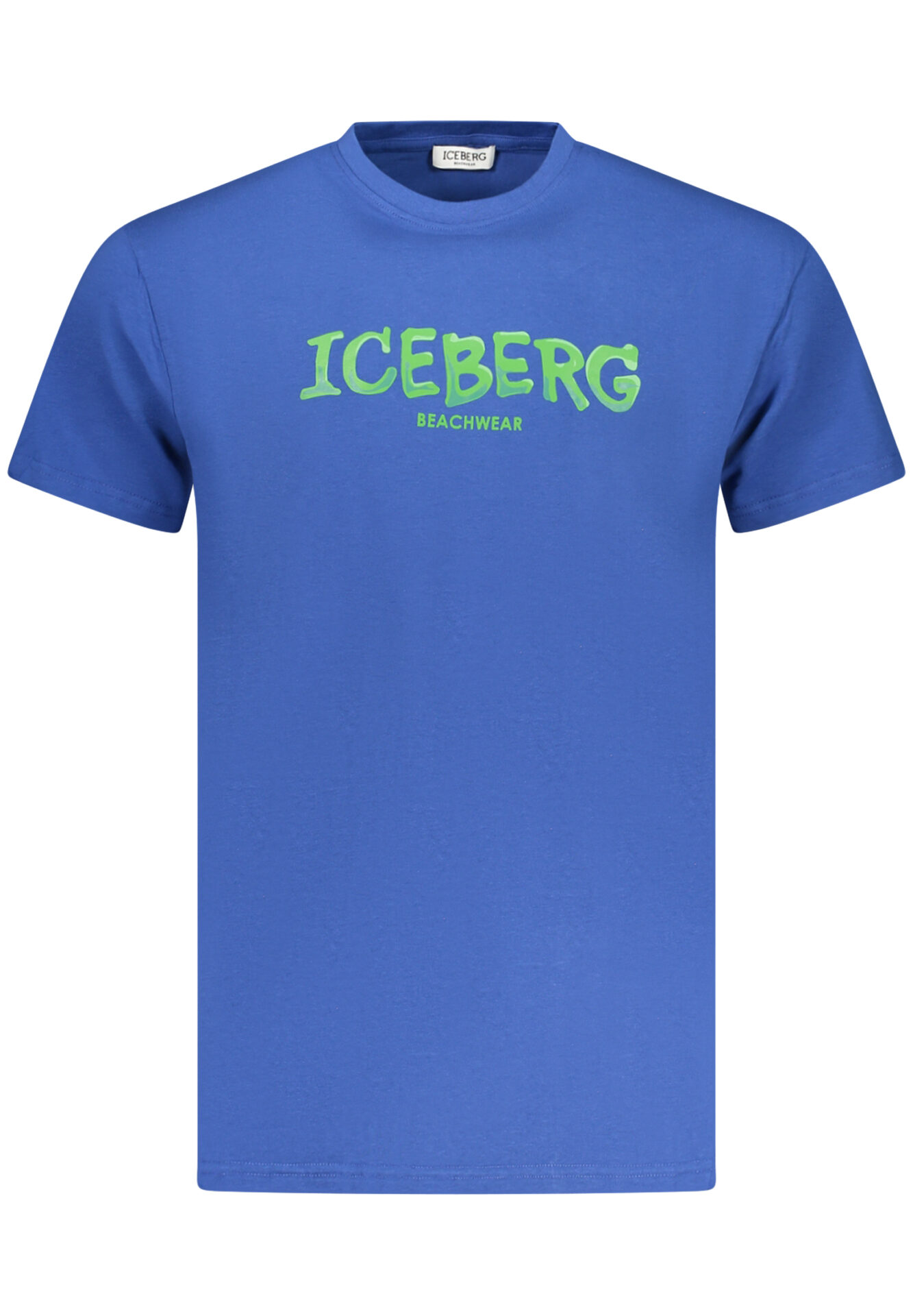 ICEBERG MEN'S SHORT-SLEEVED T-SHIRT, BLUE