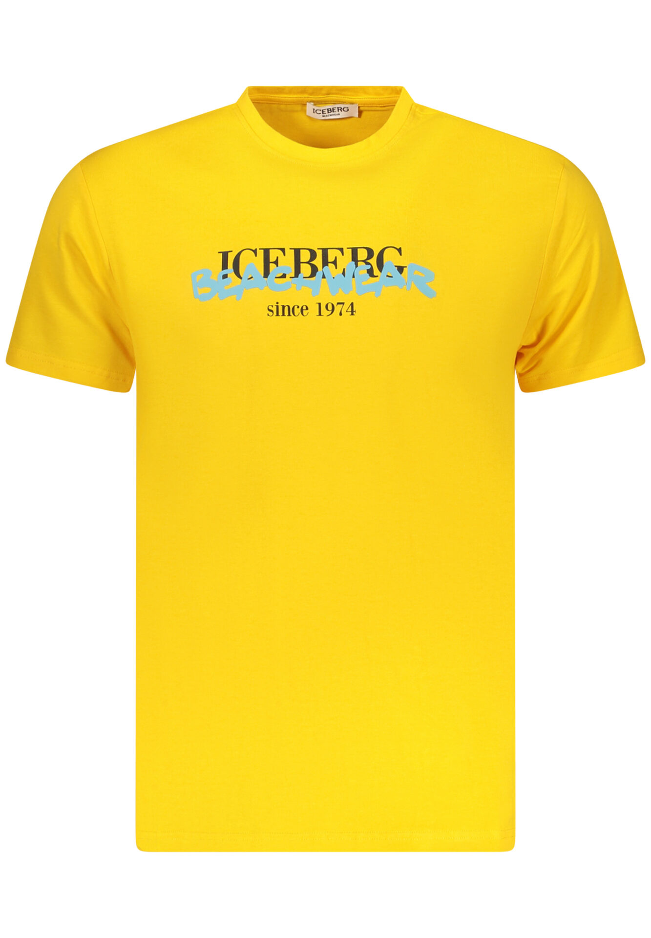 ICEBERG MEN'S SHORT-SLEEVED T-SHIRT YELLOW