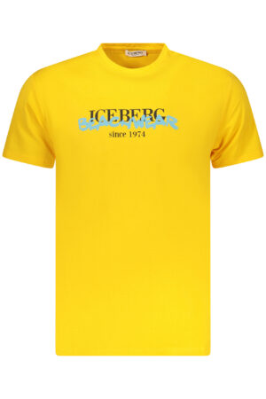 ICEBERG MEN'S SHORT-SLEEVED T-SHIRT YELLOW